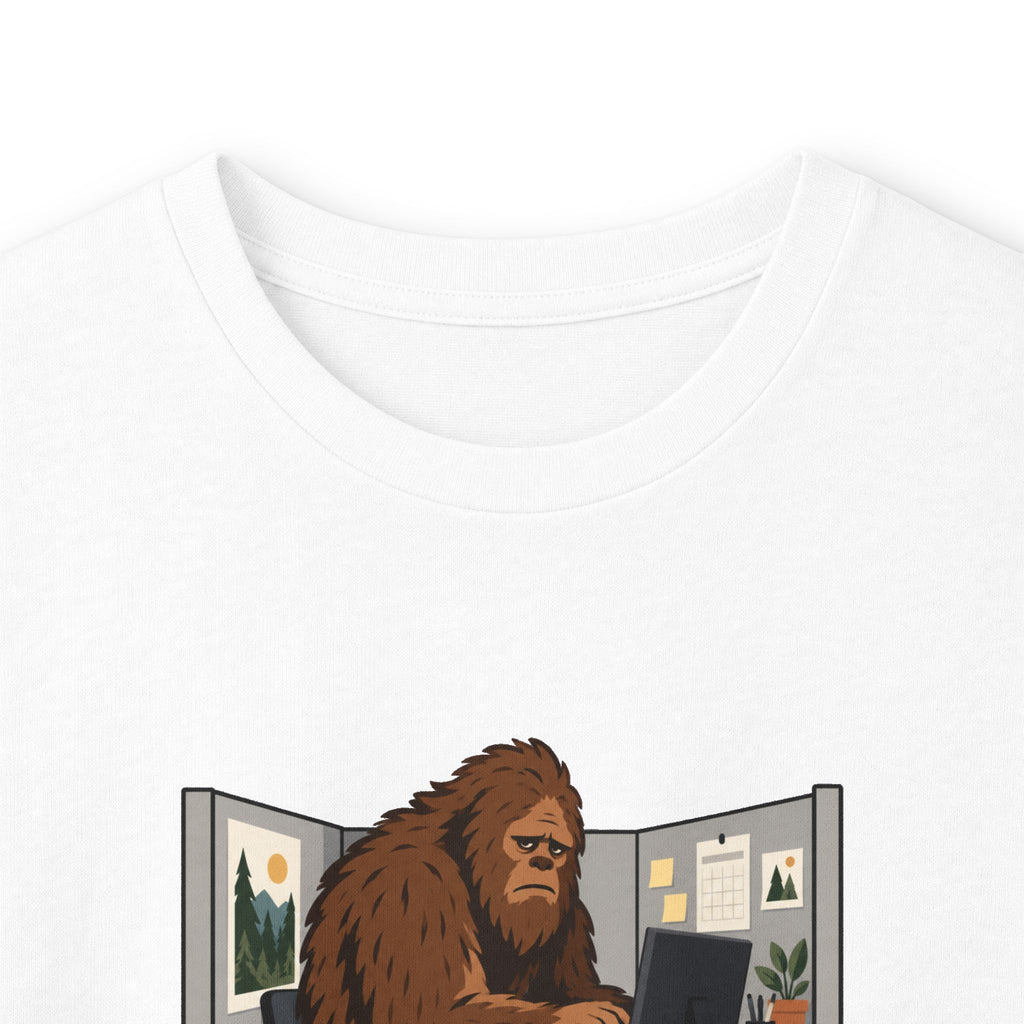 Tough Times Hit Everyone Bigfoot Long Sleeve Shirt | Funny Sasquatch Office Tee