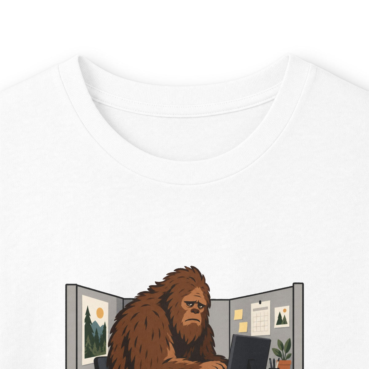 Tough Times Hit Everyone Bigfoot Long Sleeve Shirt | Funny Sasquatch Office Tee