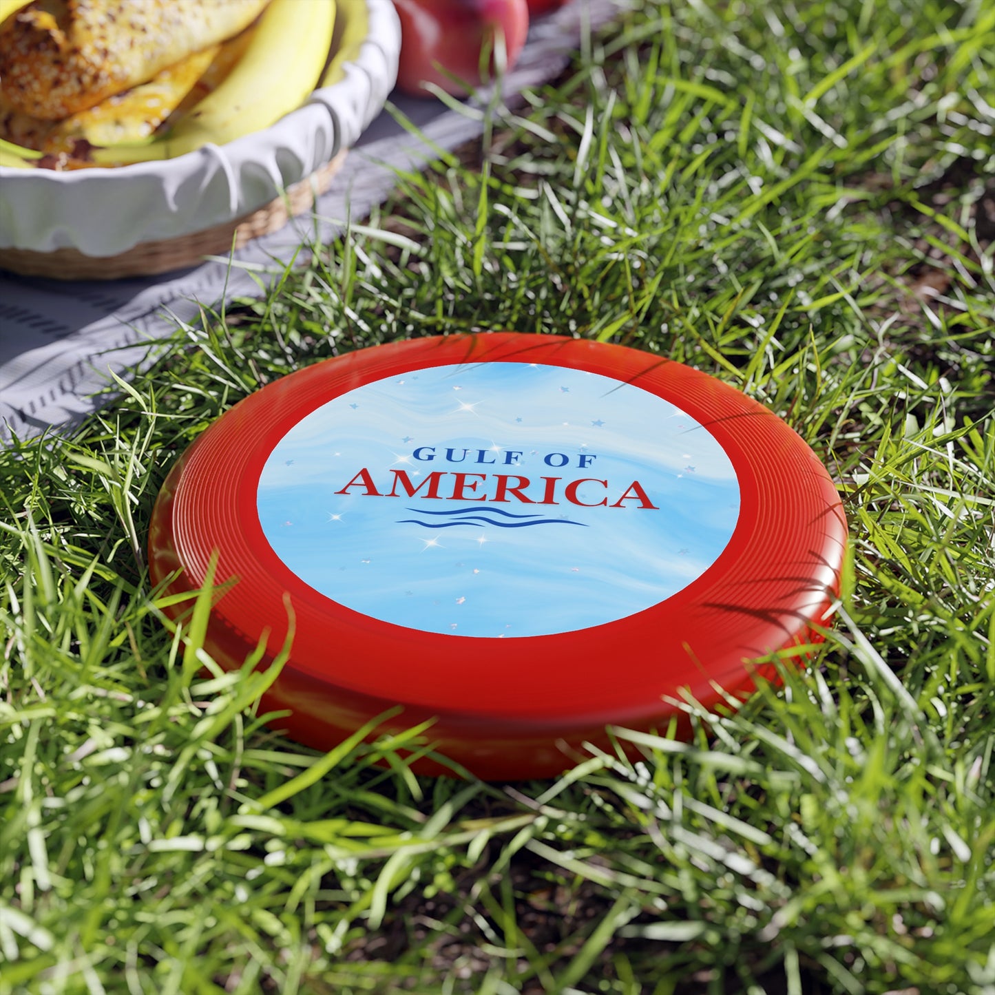 Gulf of America Blue Stars Frisbee