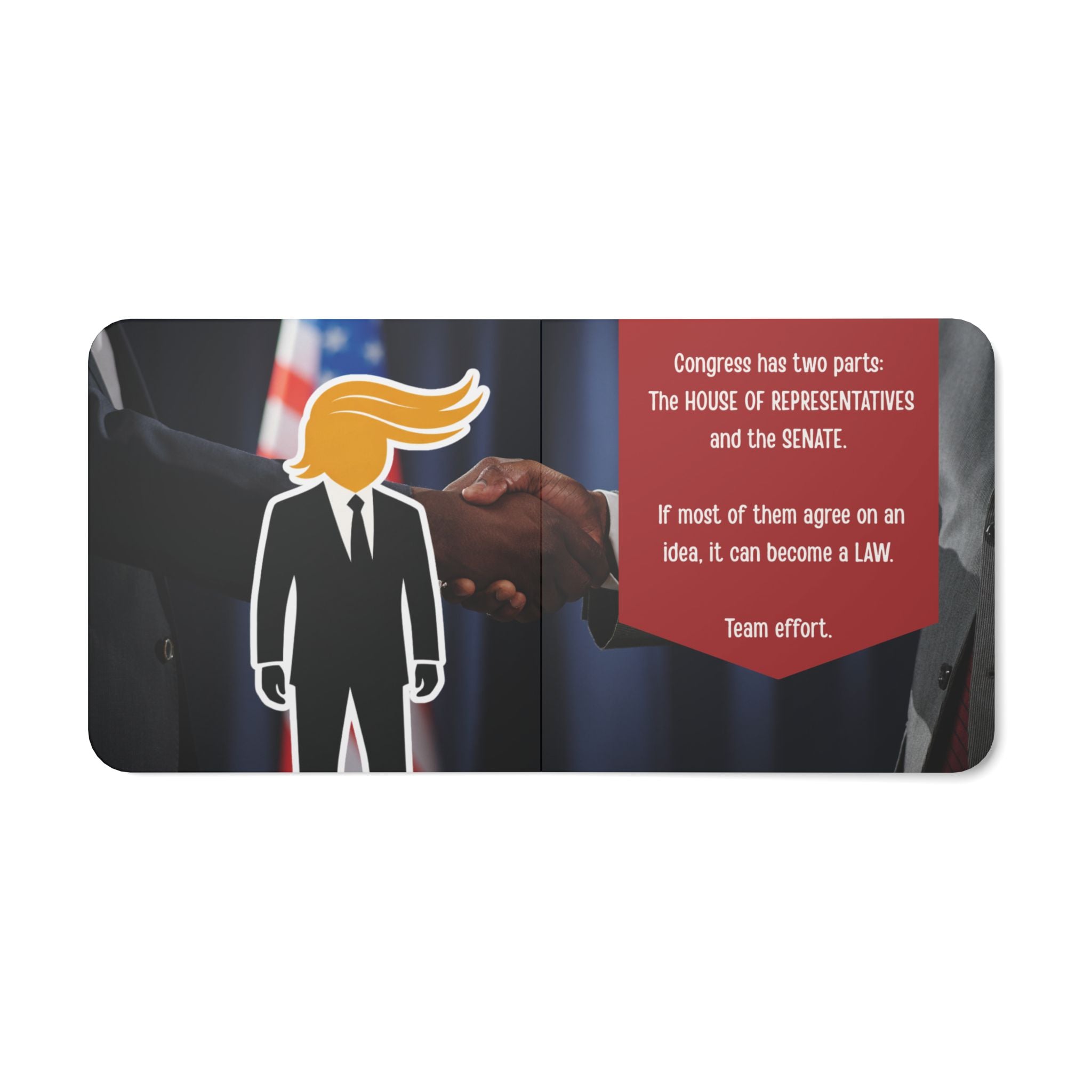 Patriotic Board Book — "Three Branches, One Country" (Children's Political Board Book)