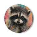 Jimothy Raccoon Ceramic Coaster