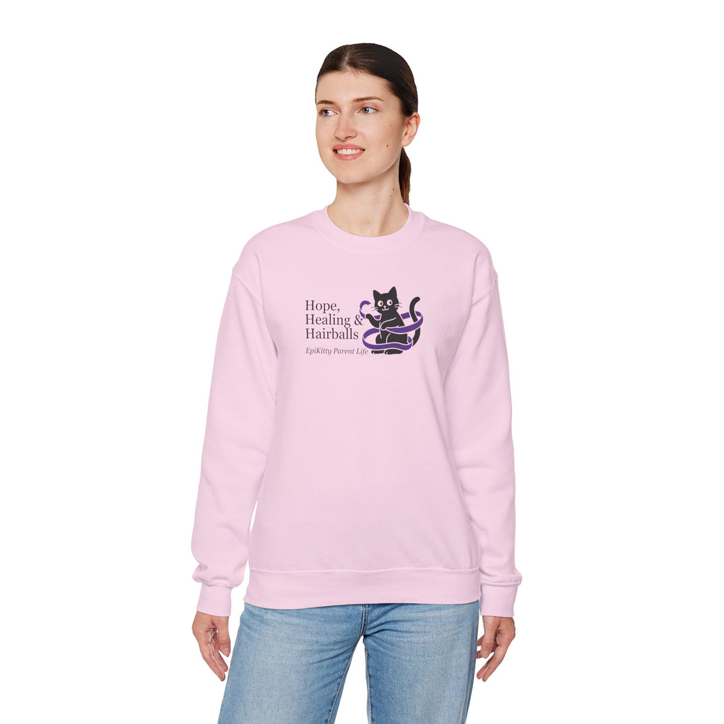 “Hope, Healing & Hairballs” Epikitty Parent Life Sweatshirt