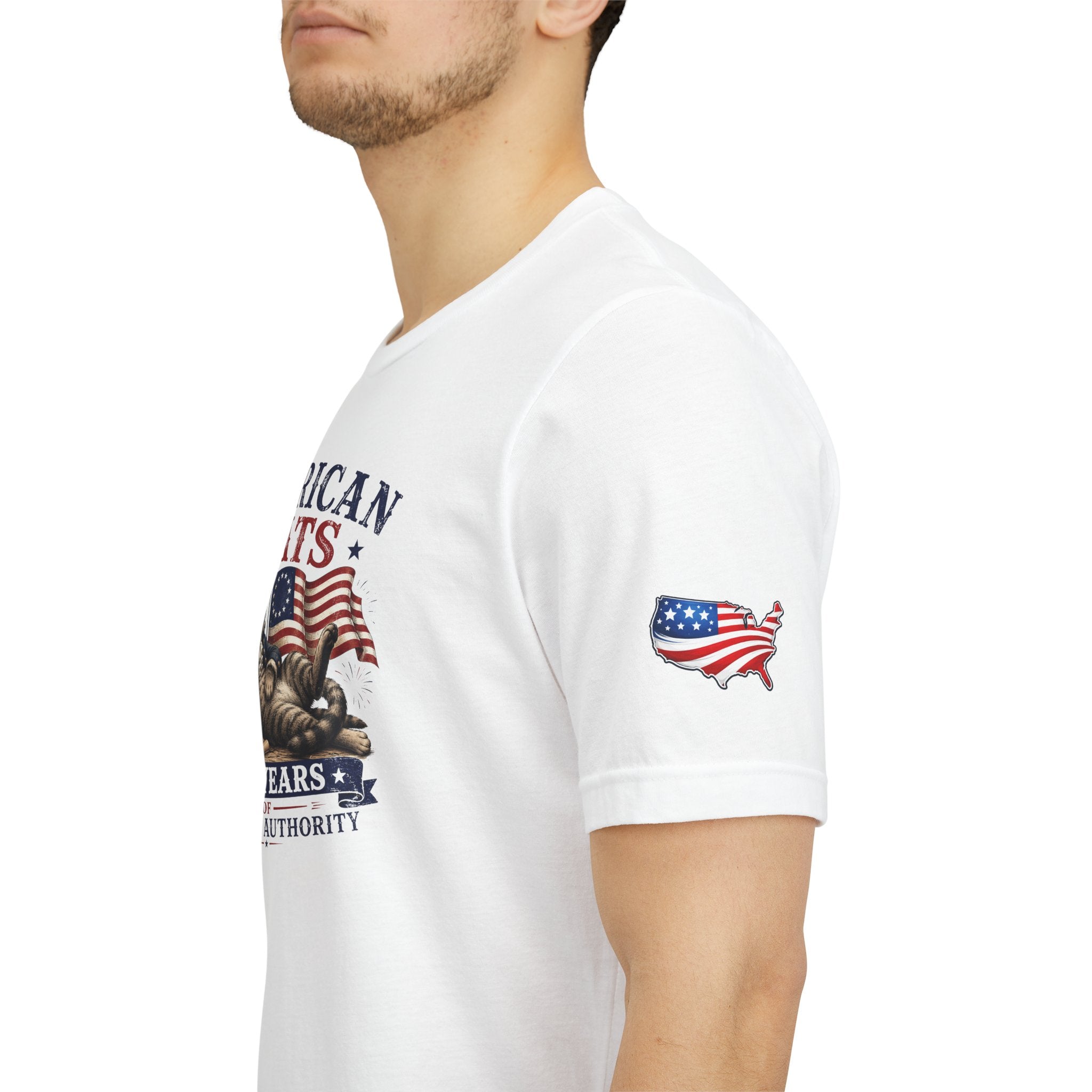 American Cats: 250 Years of Ignoring Authority Patriotic T-Shirt