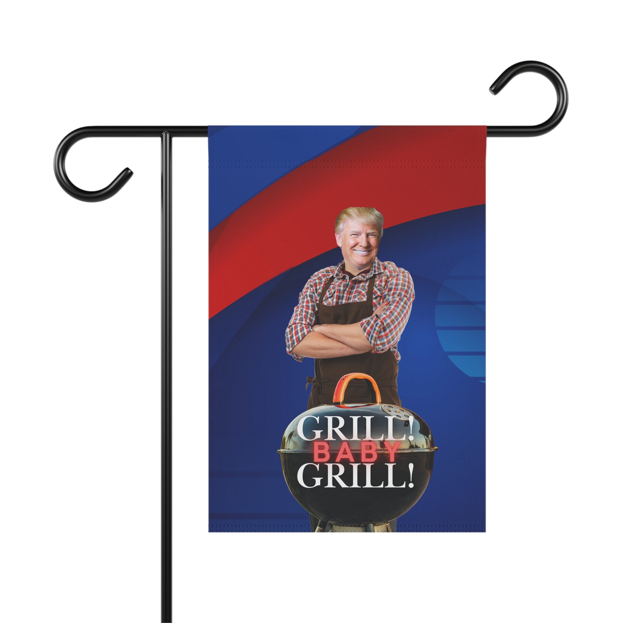 Trump Grill Baby Garden & House Banner