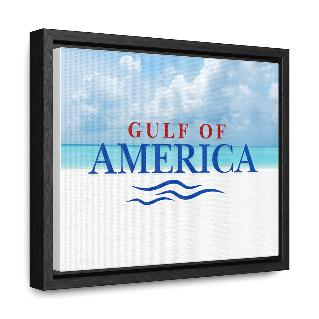 American Gulf Canvas Wrap - Coastal Wall Art for Beach Lovers