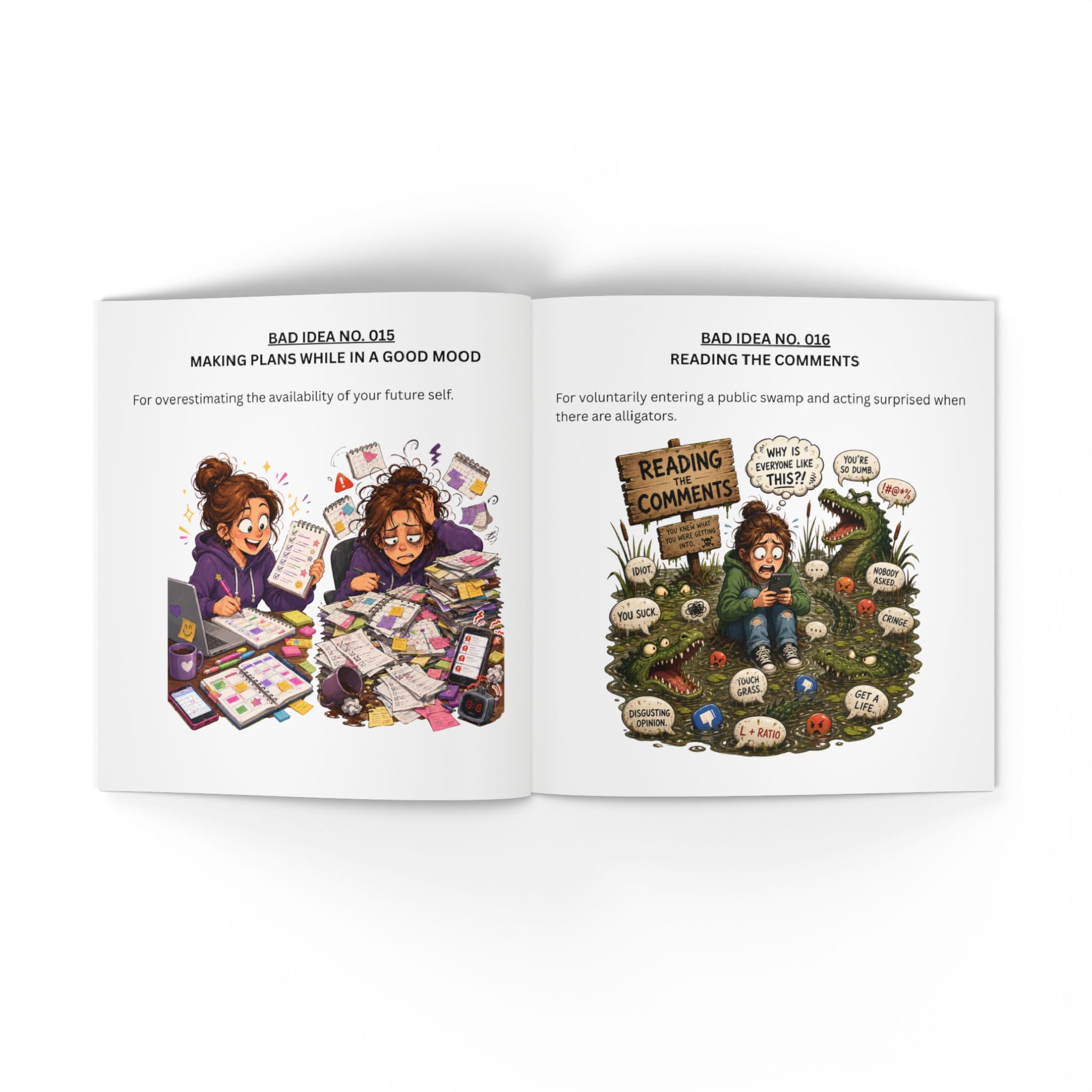 Bureau of Bad Ideas: Funny Faux-Government Softcover Book