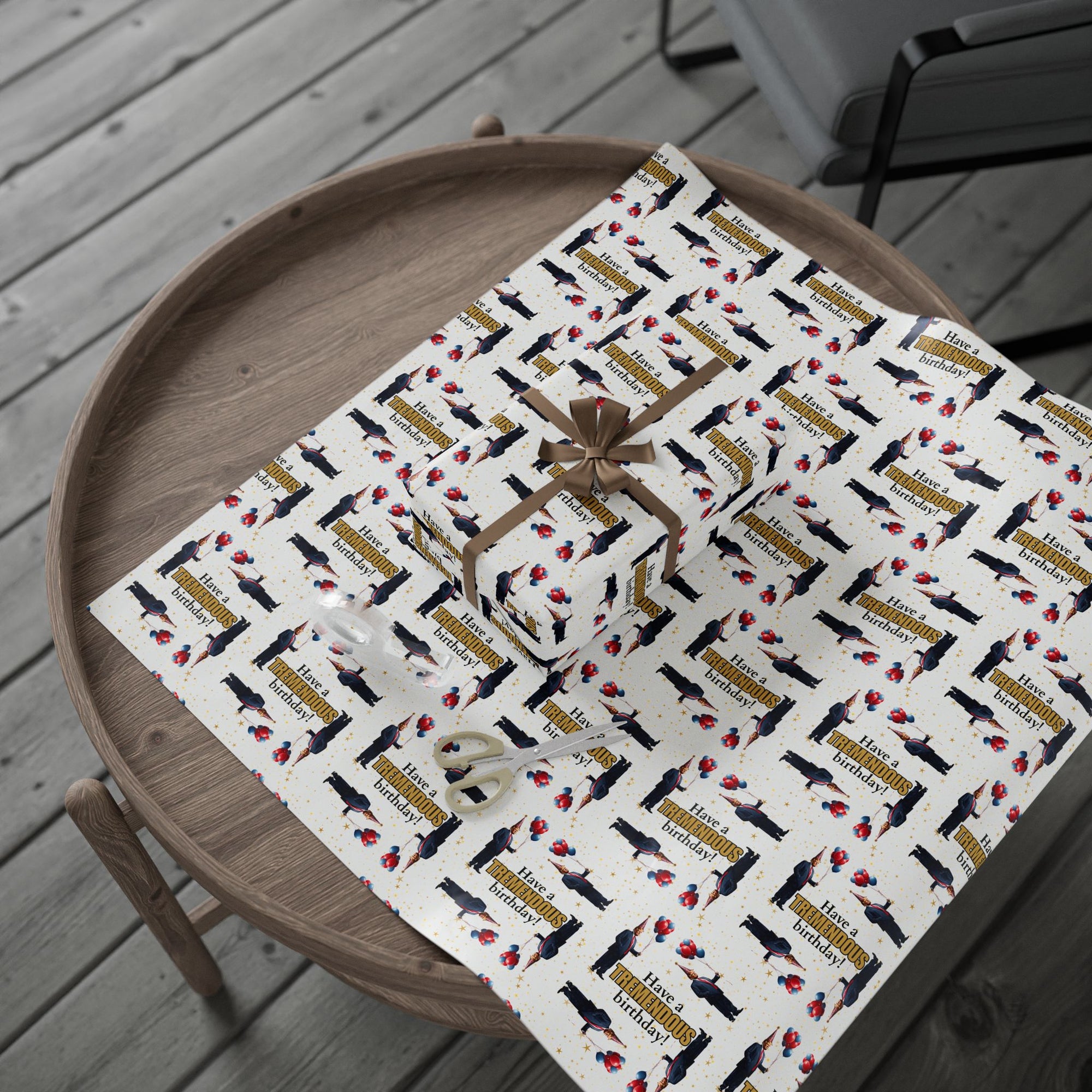 Tremendous Trump Birthday Wrapping Paper