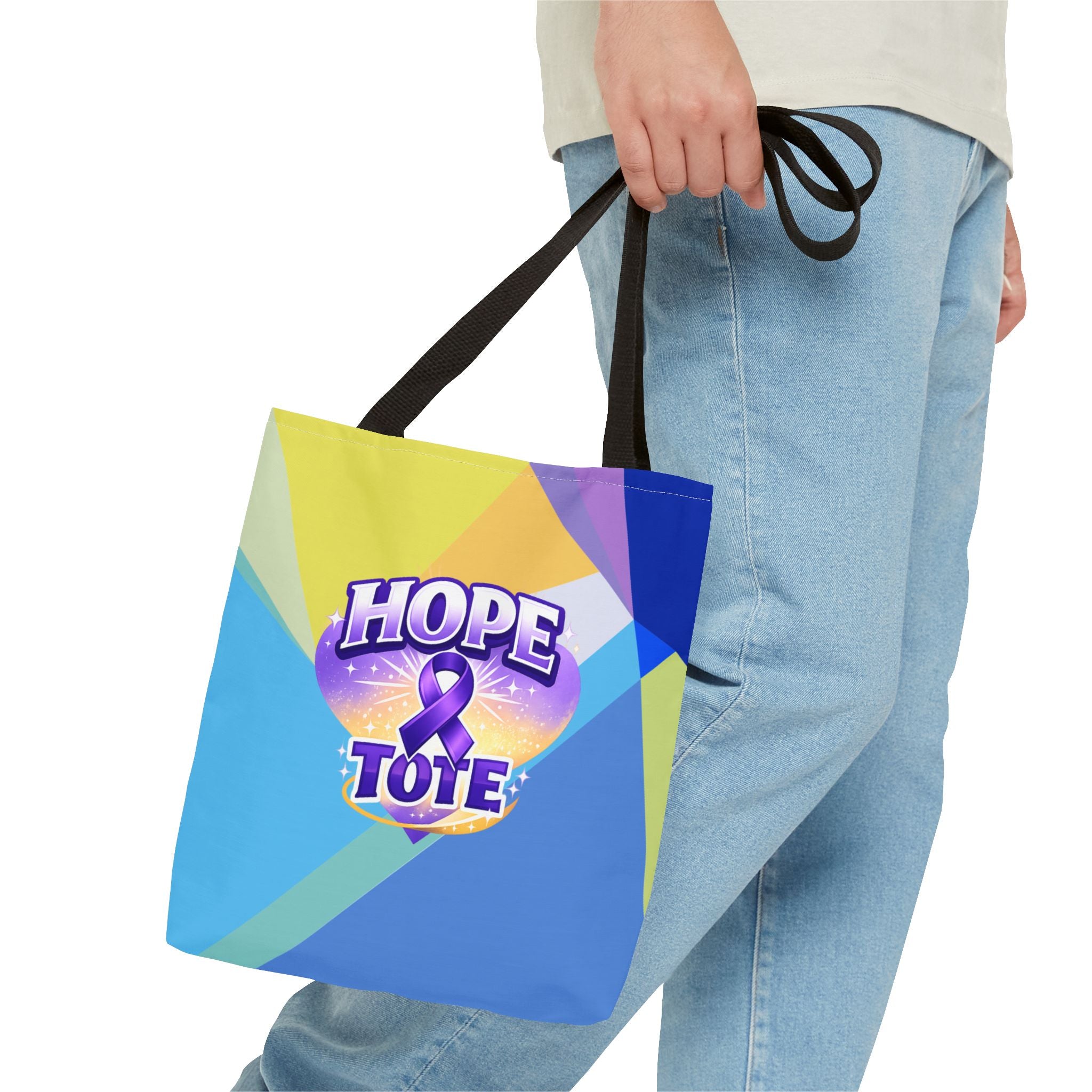 Hope Tote Epilepsy Awareness Ribbon Tote Bag