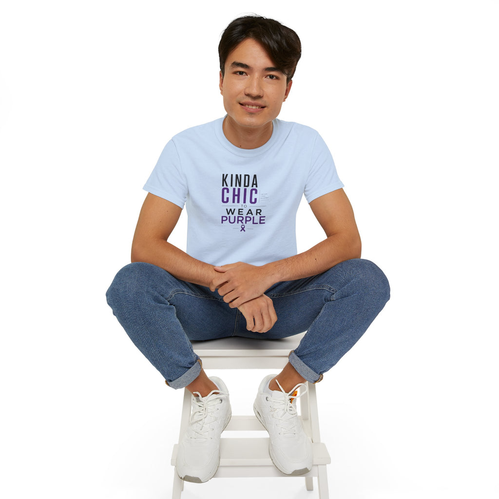 Kinda Chic to Wear Purple Epilepsy Awareness T-Shirt