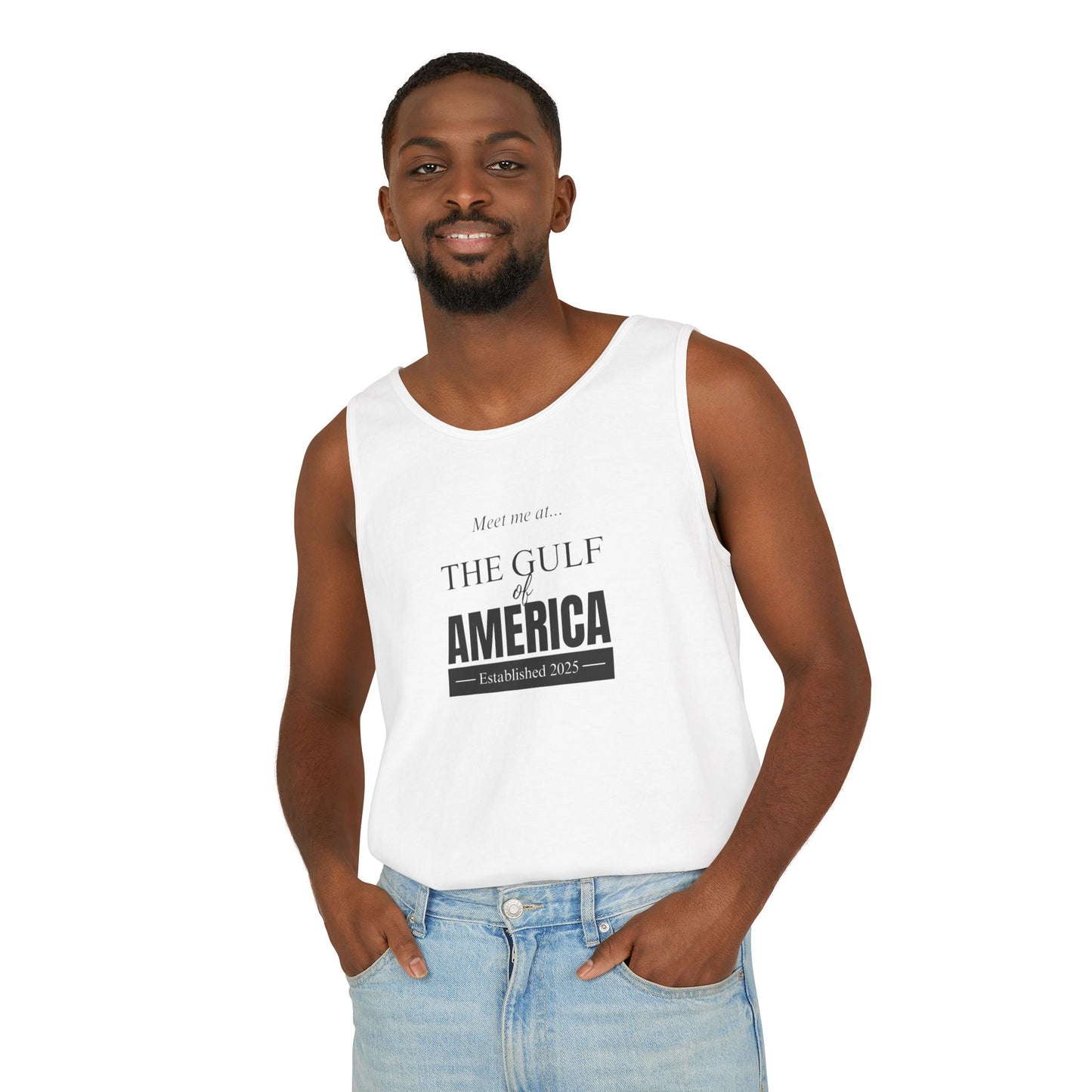 Gulf of America Unisex Garment-Dyed Tank Top