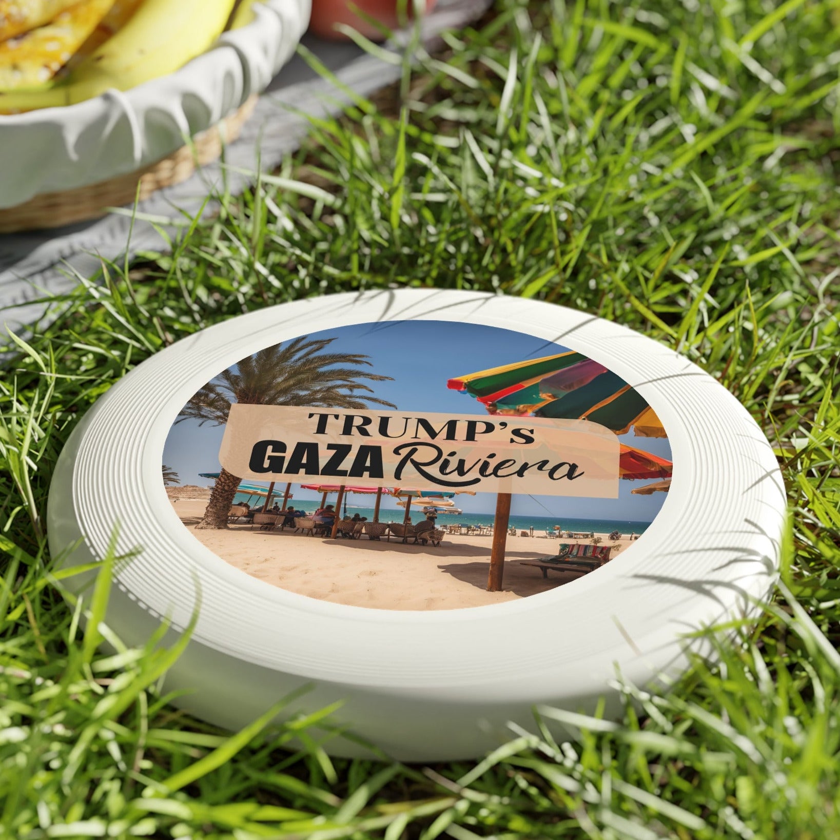Trump's Gaza Riviera Wham-O Frisbee