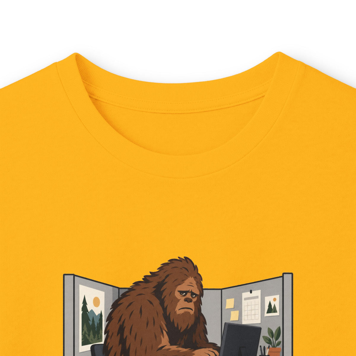 Tough Times Hit Everyone Bigfoot Long Sleeve Shirt | Funny Sasquatch Office Tee
