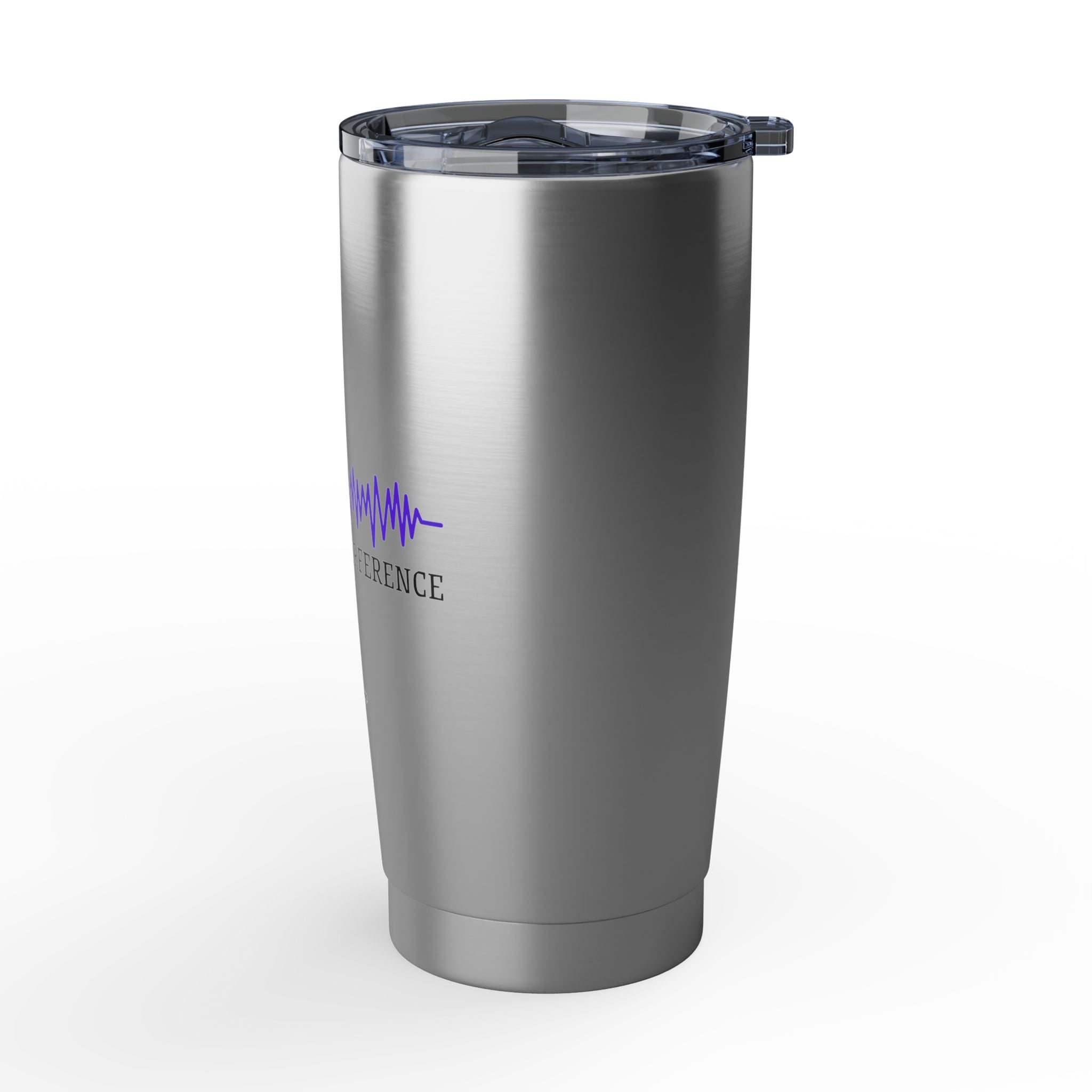 Signal Interference 20oz Stainless Steel Tumbler – Epilepsy Awareness Travel Cup