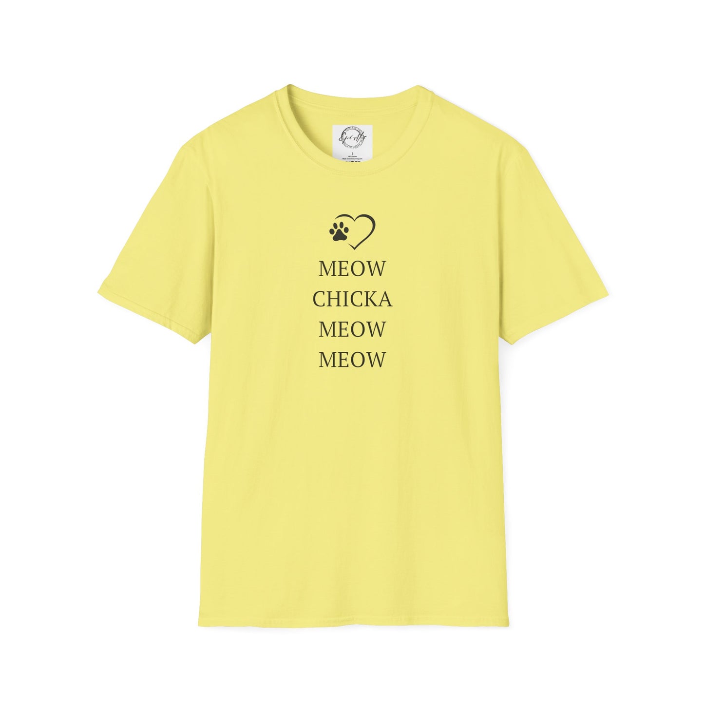 Meow Chicka Meow Meow Unisex Softstyle T - Shirt - T - Shirt - Epileptic Al’s Shop