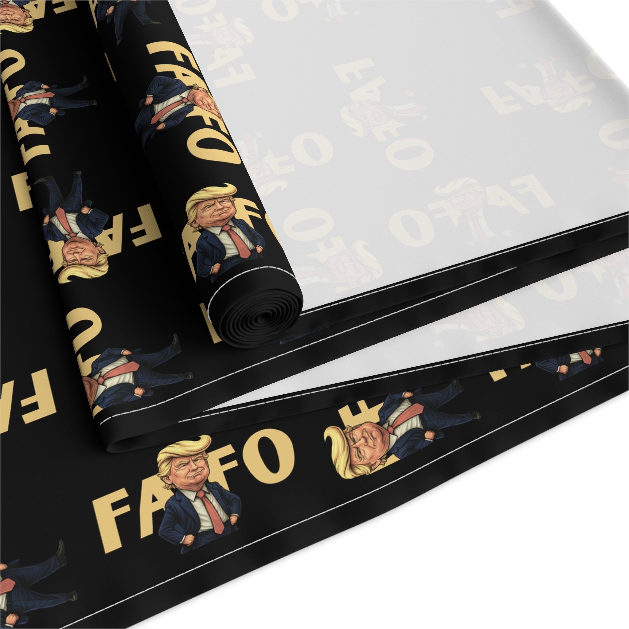 Brazen Political Parody Stylish Table Runner