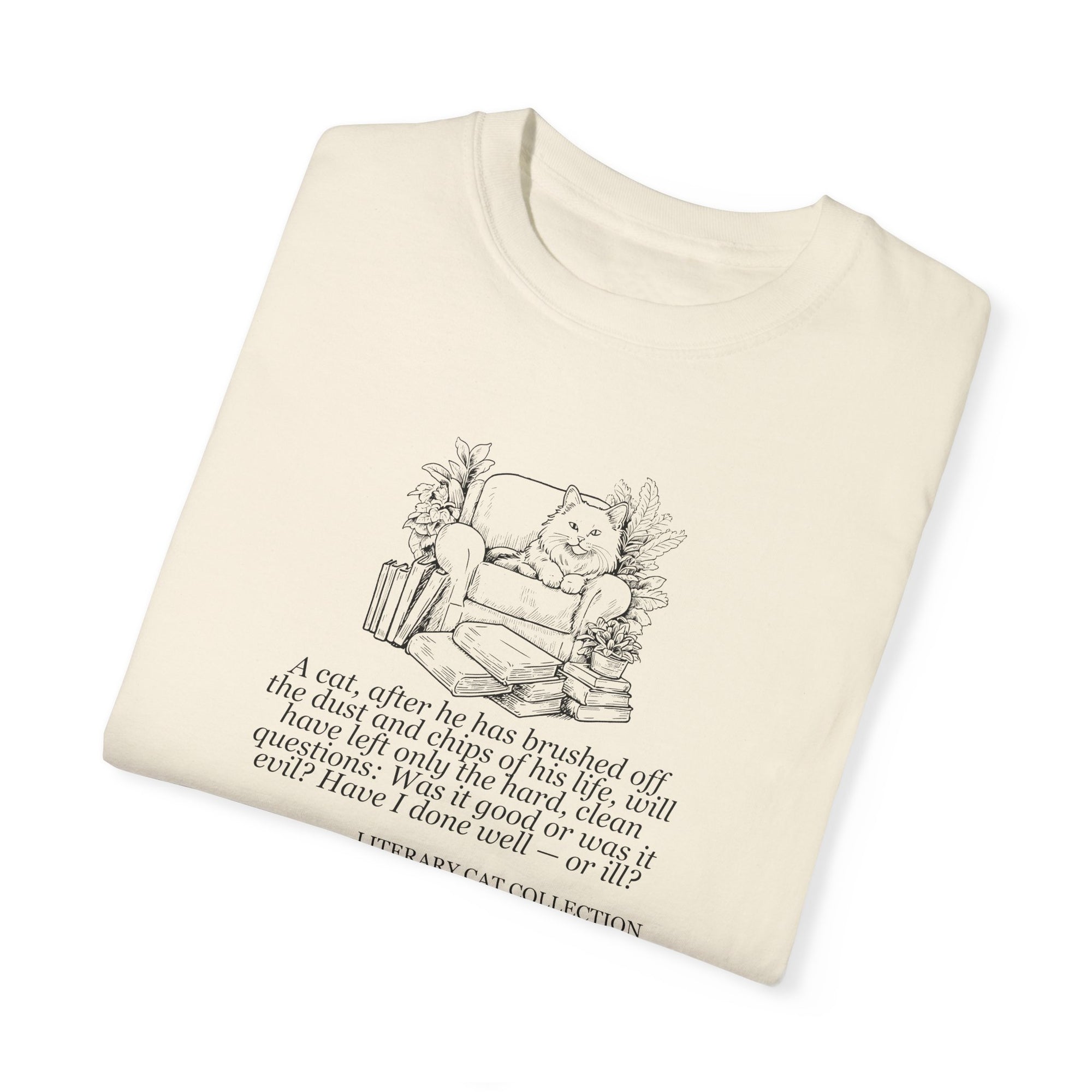 Literary Cat Unisex T-Shirt - East of Eden