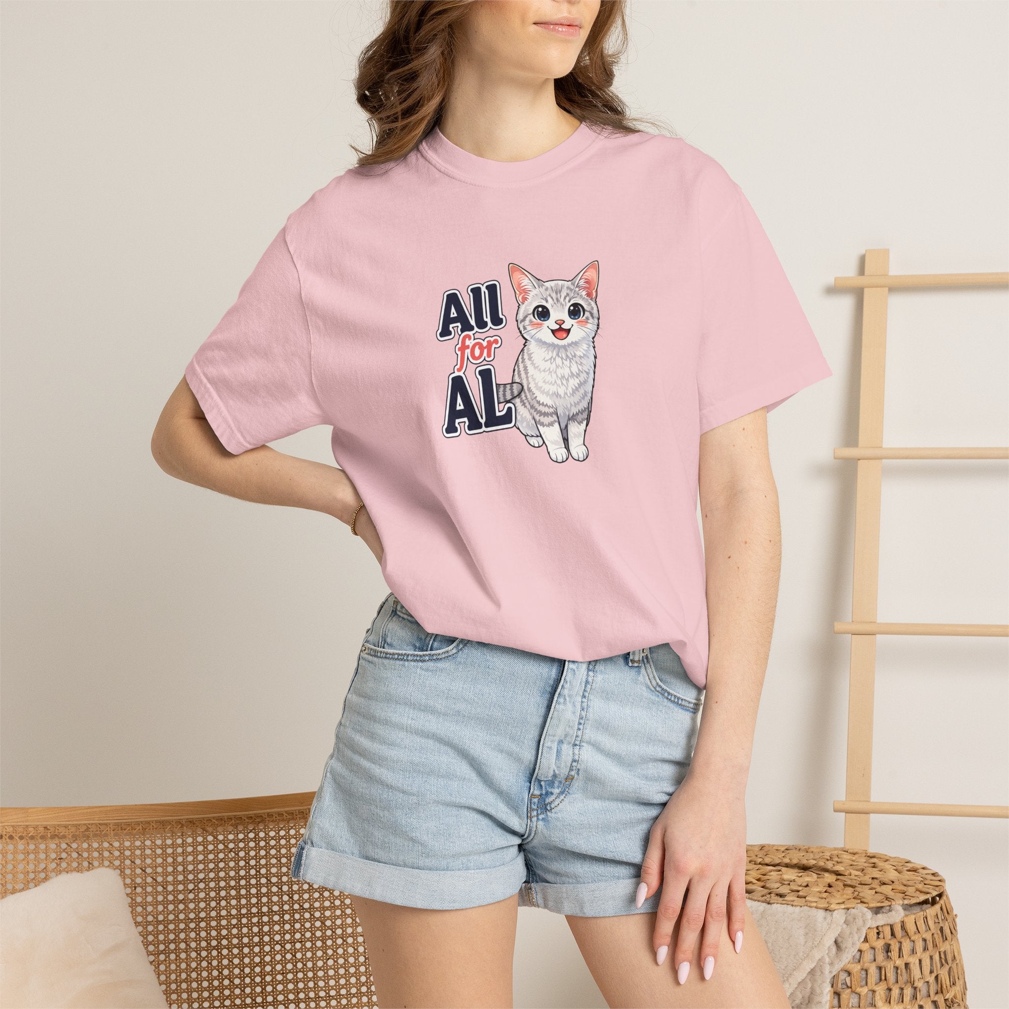 All for AL Cat Graphic T-Shirt