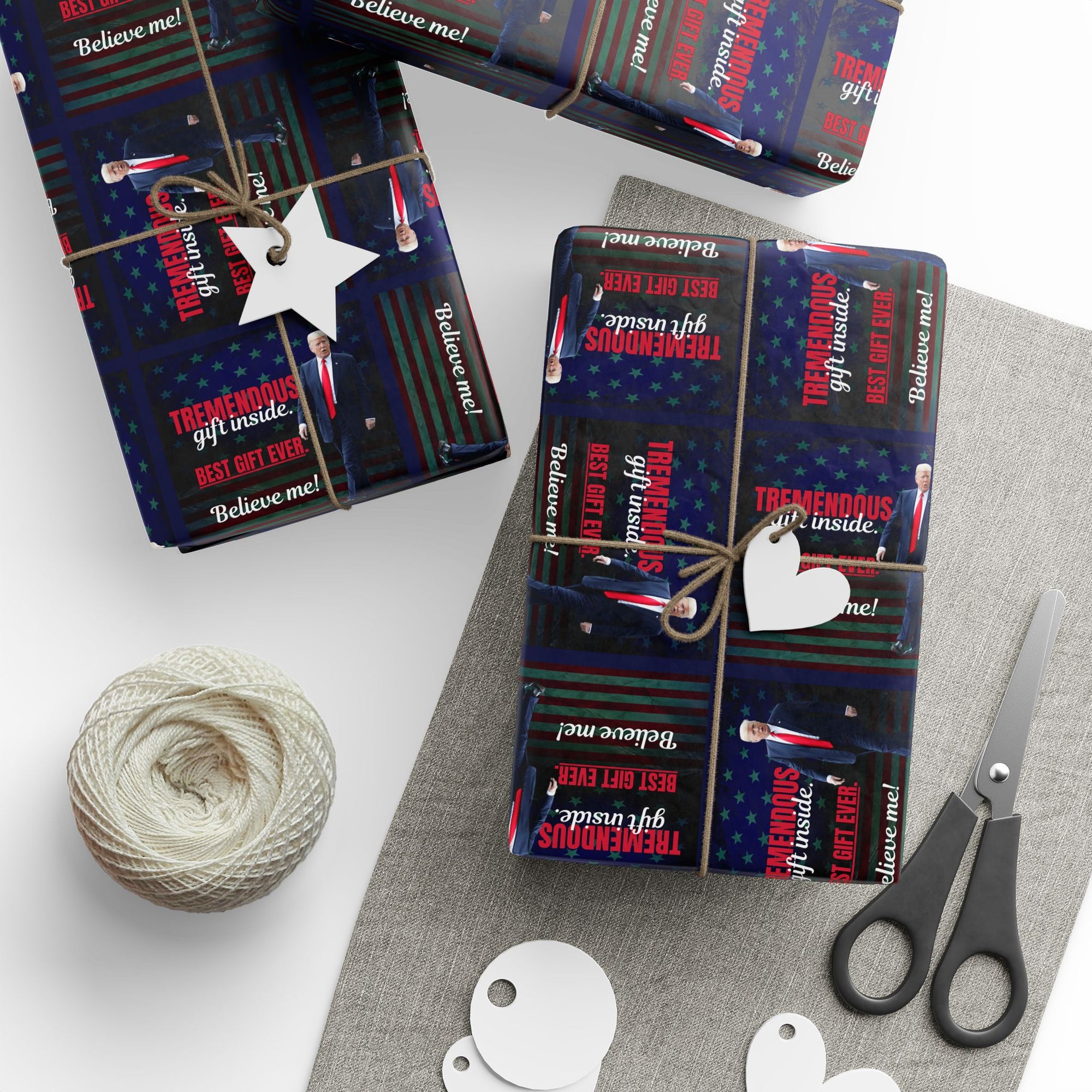 Trump Best Gift Ever Patterned Wrapping Paper