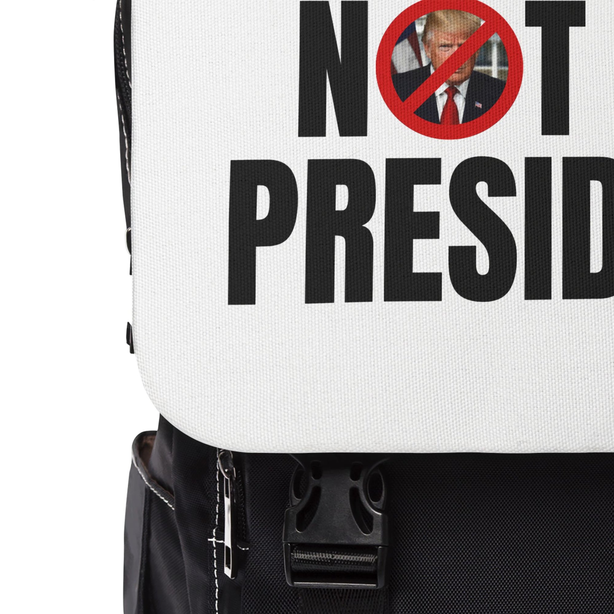 Not My President Shoulder Backpack