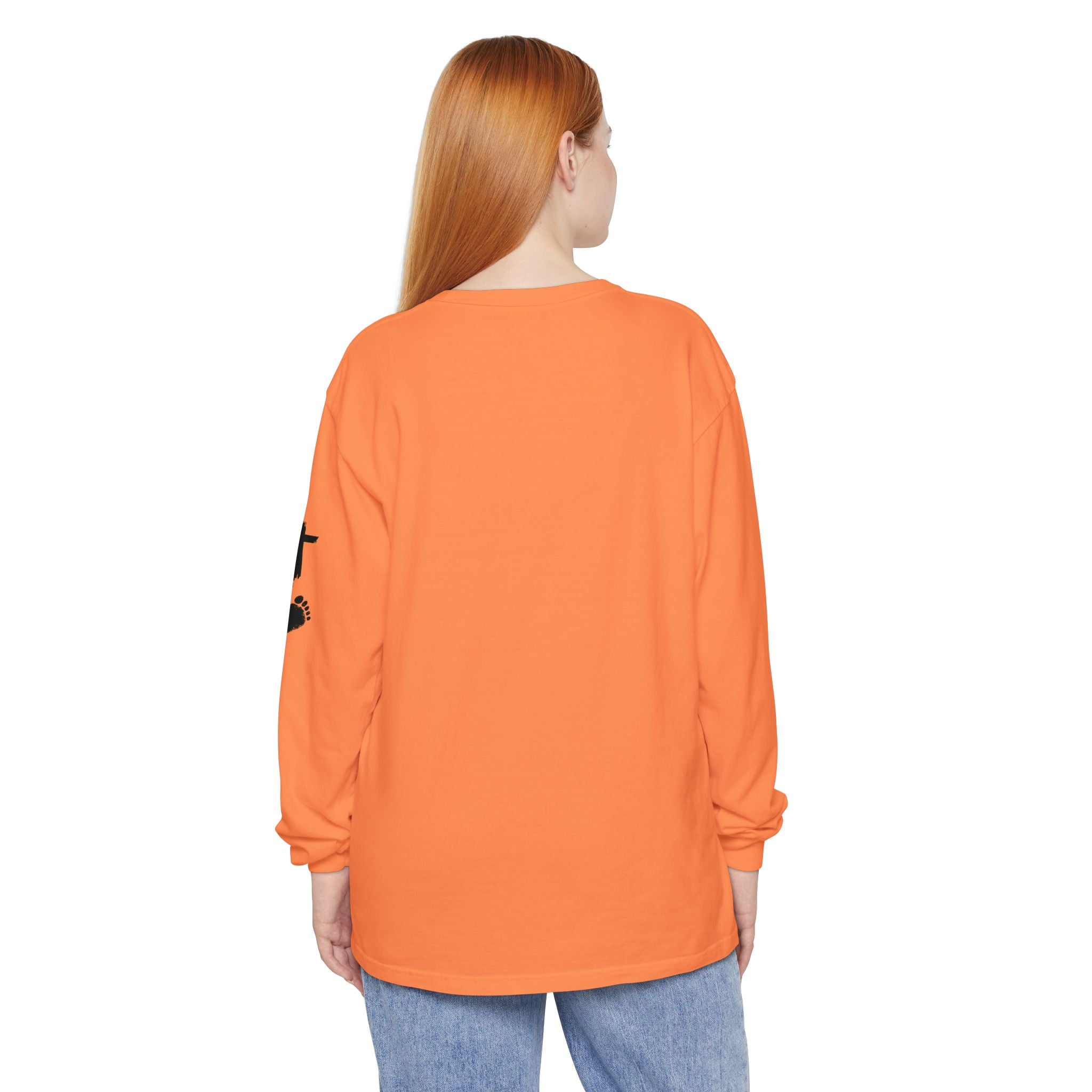 Jesus Loves You. Bigfoot’s Undecided. Long Sleeve Shirt