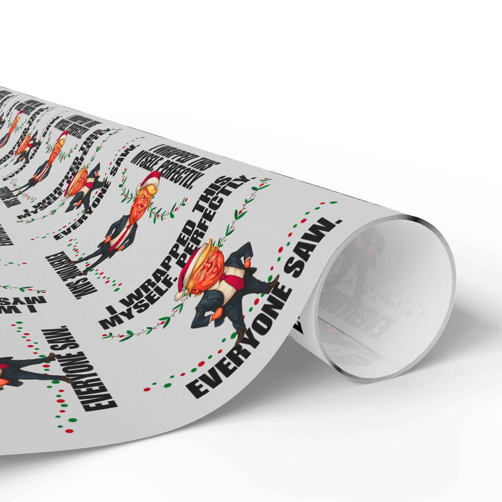 I Wrapped This Myself Wrapping Paper – Political Parody