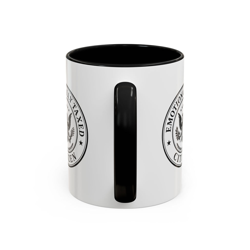 Emotionally Taxed Citizen Accent Mug | Existential Office Mug