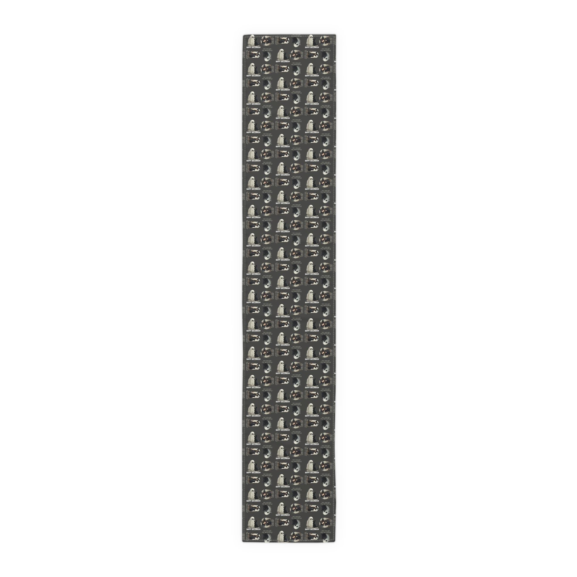 Cat-Themed Halloween Table Runner