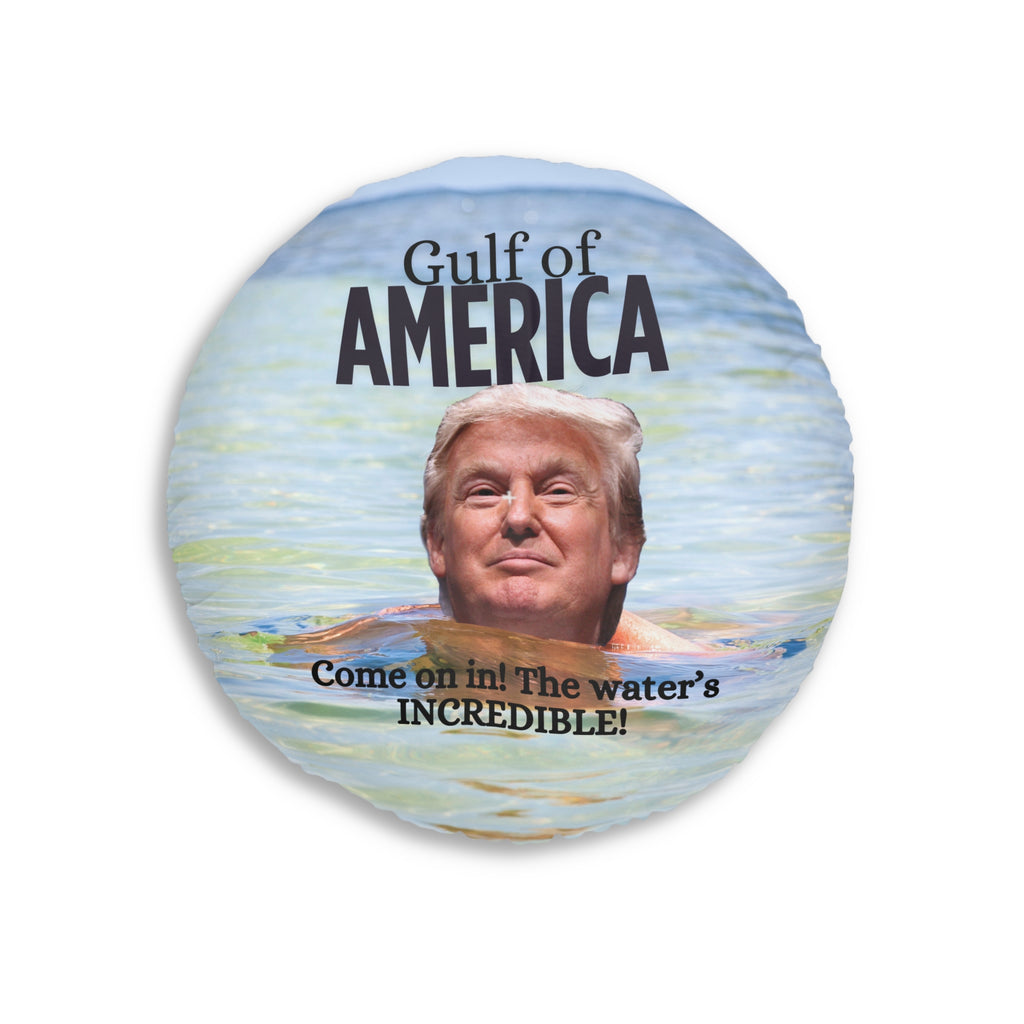 American Gulf Tufted Floor Pillow - Fun Trump Design for Home Decor