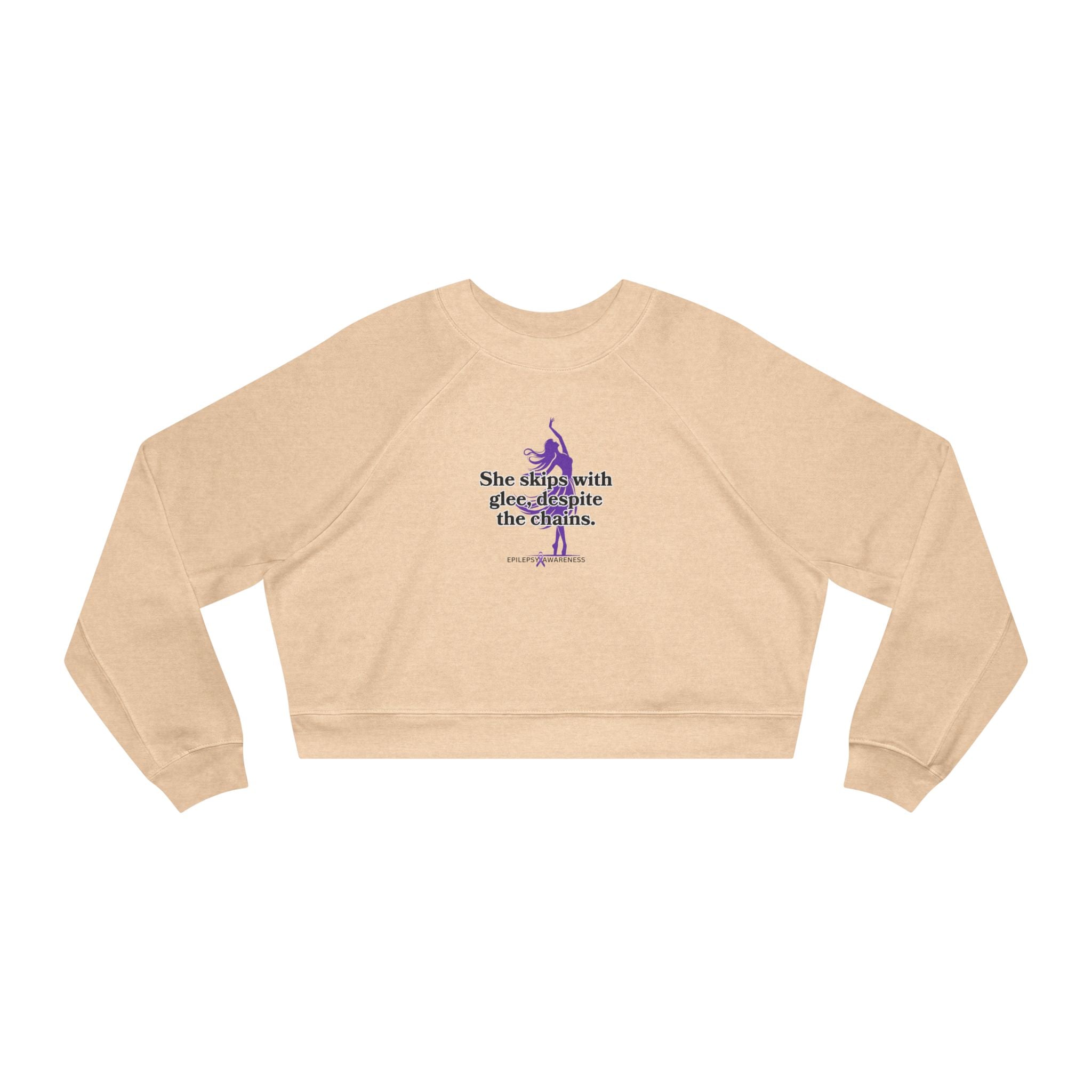 She Skips with Glee Women's Cropped Fleece Pullover - EpiAl's Shop