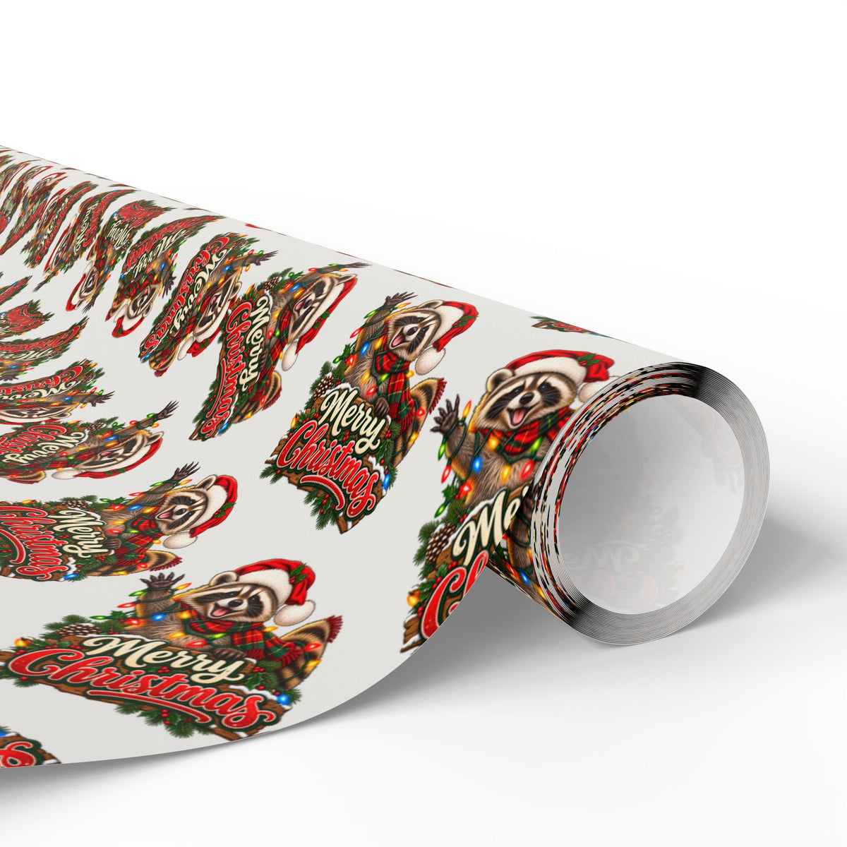 Jimothy the Raccoon Merry Christmas Wrapping Paper | Funny Holiday Gift Wrap