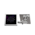 Tangled Wiring Epilepsy Awareness Square Cufflinks