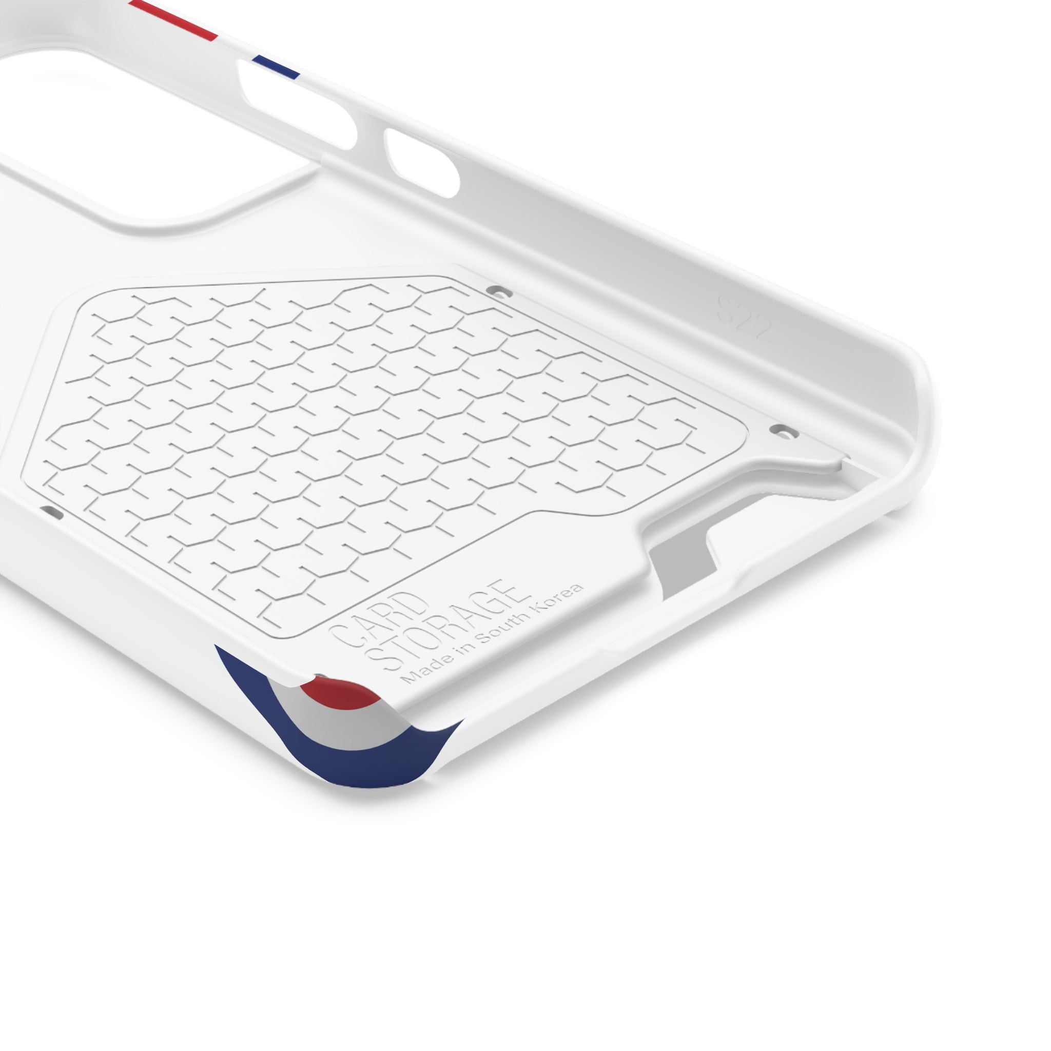 Swoop Guy Samsung Galaxy Case – Minimal Line Portrait Patriotic Design, Slim Protective Case with Card Slot