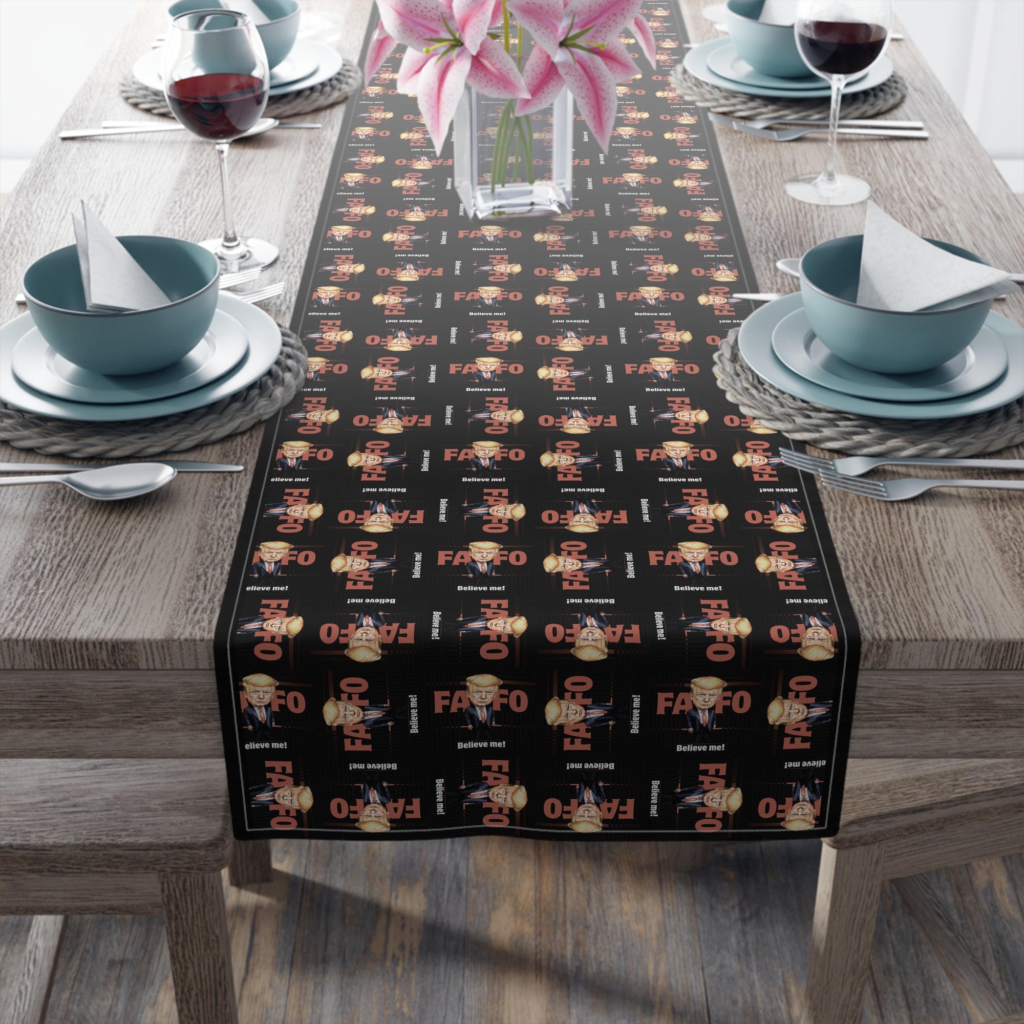 Trump FAFO Stylish Table Runner