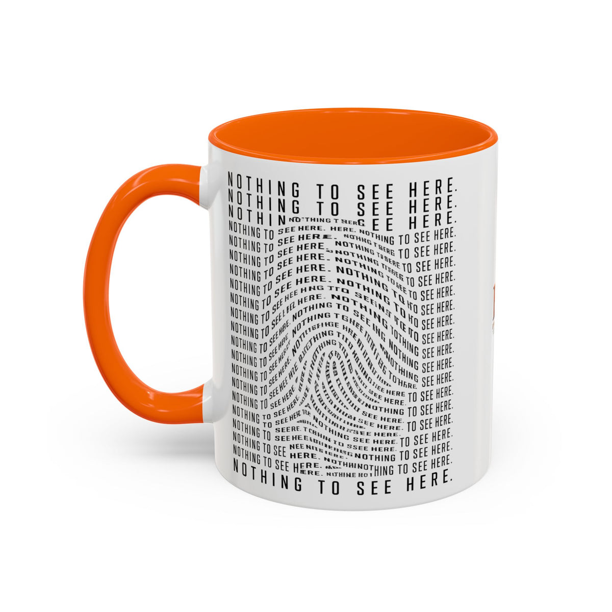 Nothing to See Here Mug | Hidden Fingerprint True Crime & Social Media Coffee Cup (11/15oz)