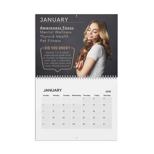 2026 Awareness Calendar: Monthly Inspirational Themes for Wellness & Growth