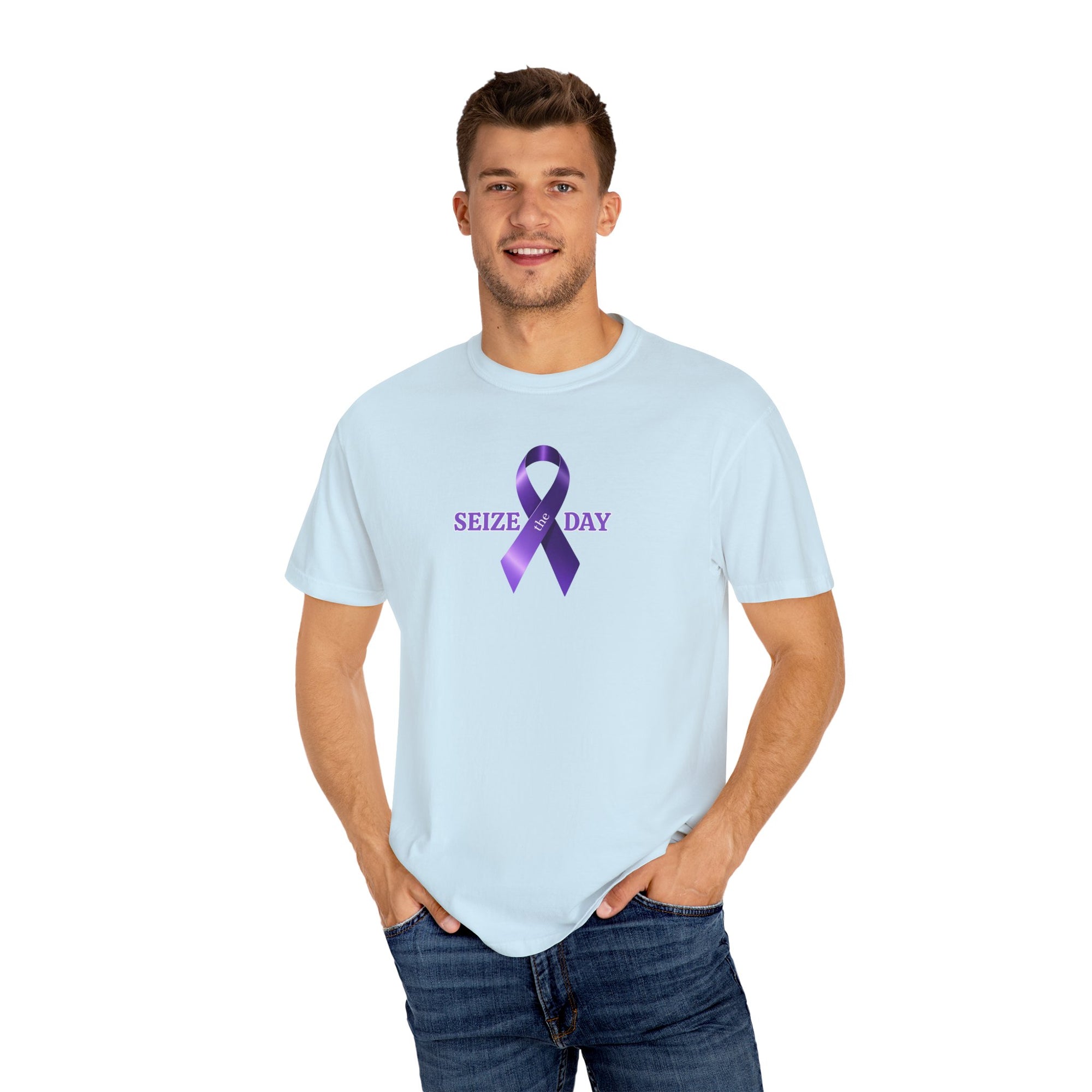 Purple Ribbon Awareness | Seize the Day Tee