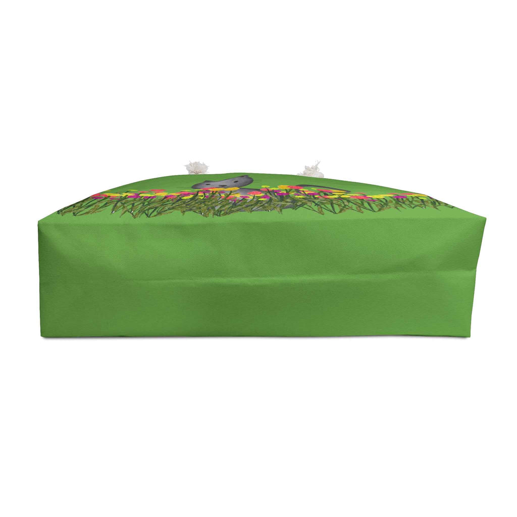 Cat in the Wildflowers Weekender Bag – Whimsical Floral Travel Tote