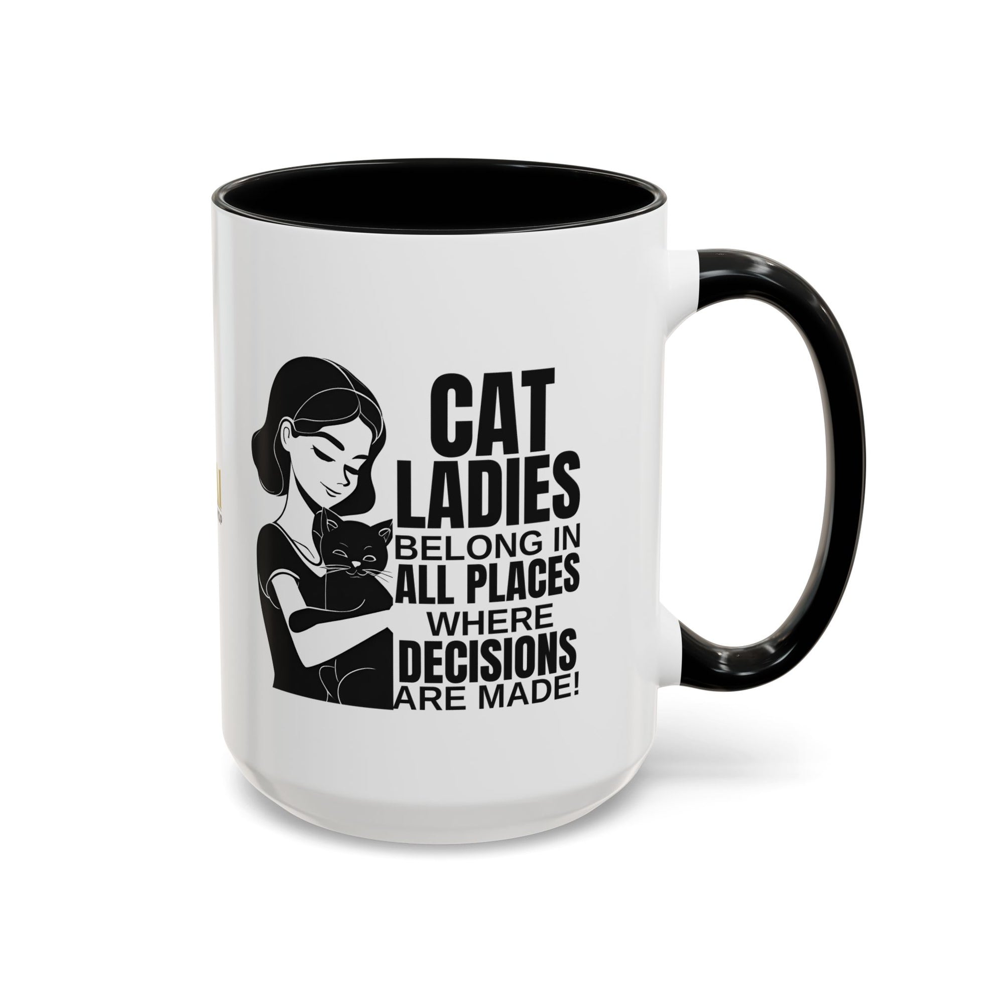 Cat Ladies Belong Accent Mug