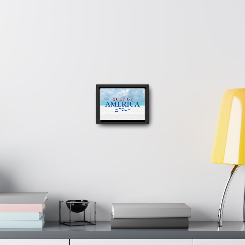 American Gulf Canvas Wrap - Coastal Wall Art for Beach Lovers