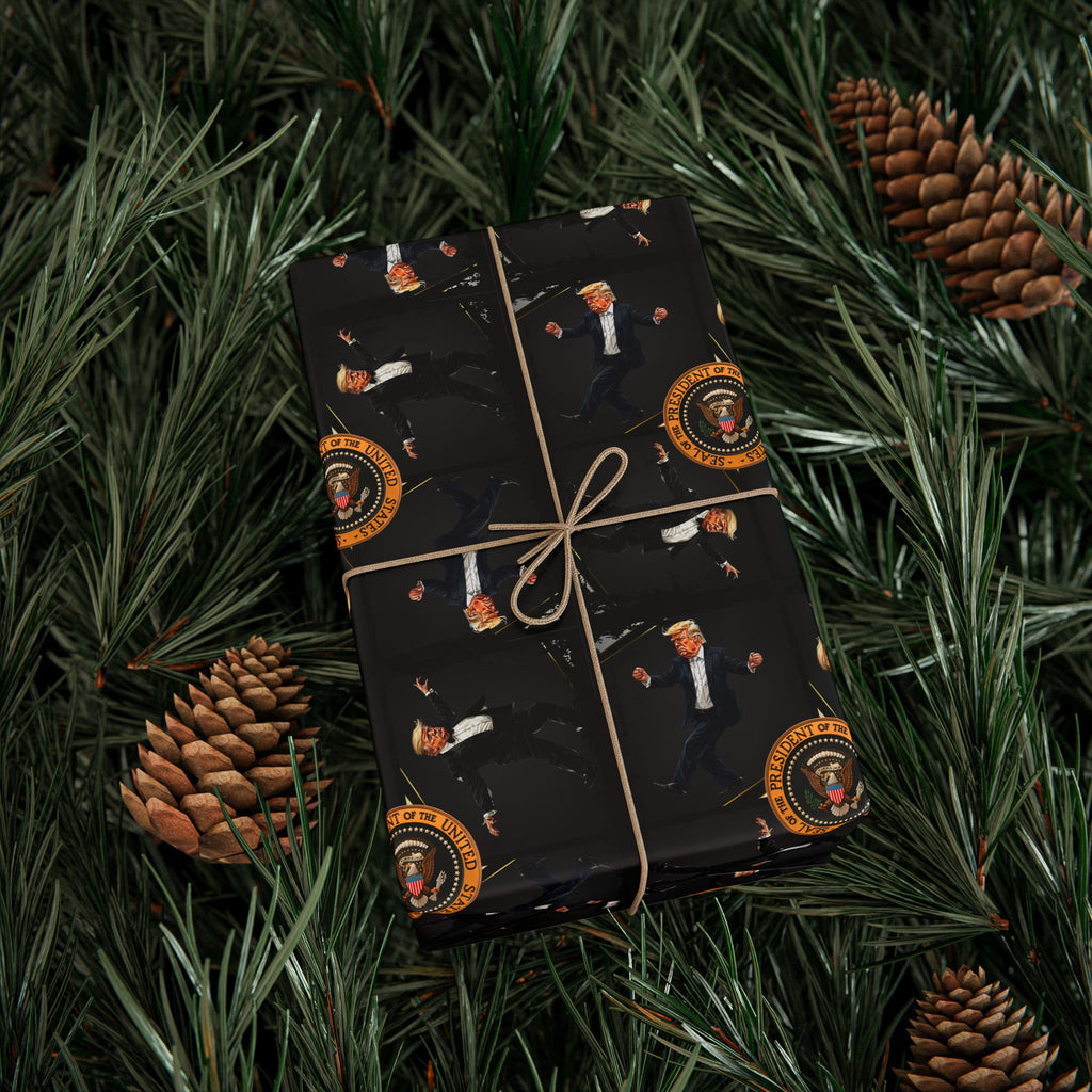 Dancing President Wrapping Paper