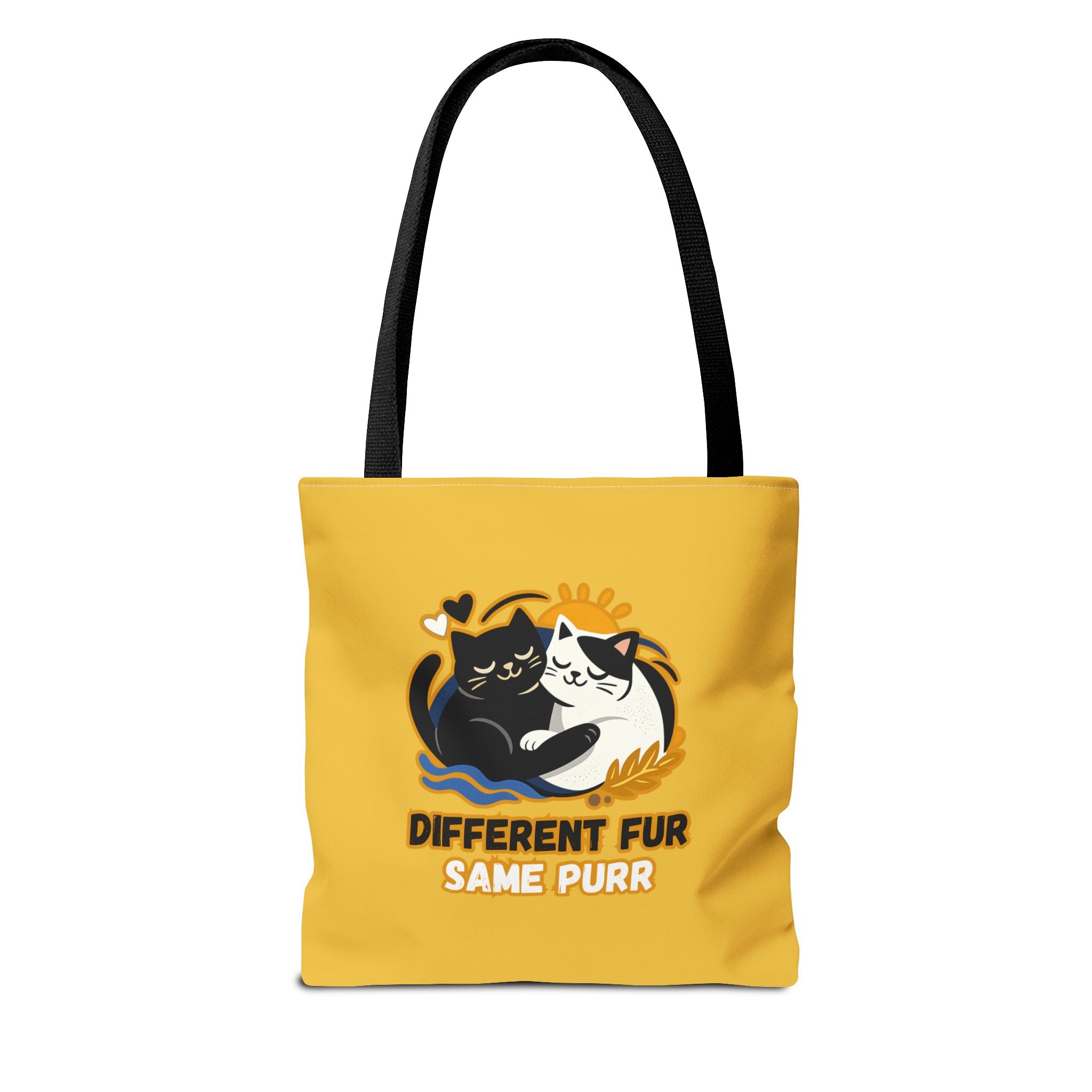 Different Fur, Same Purr Cat Tote Bag – Cozy Friendship Market Bag