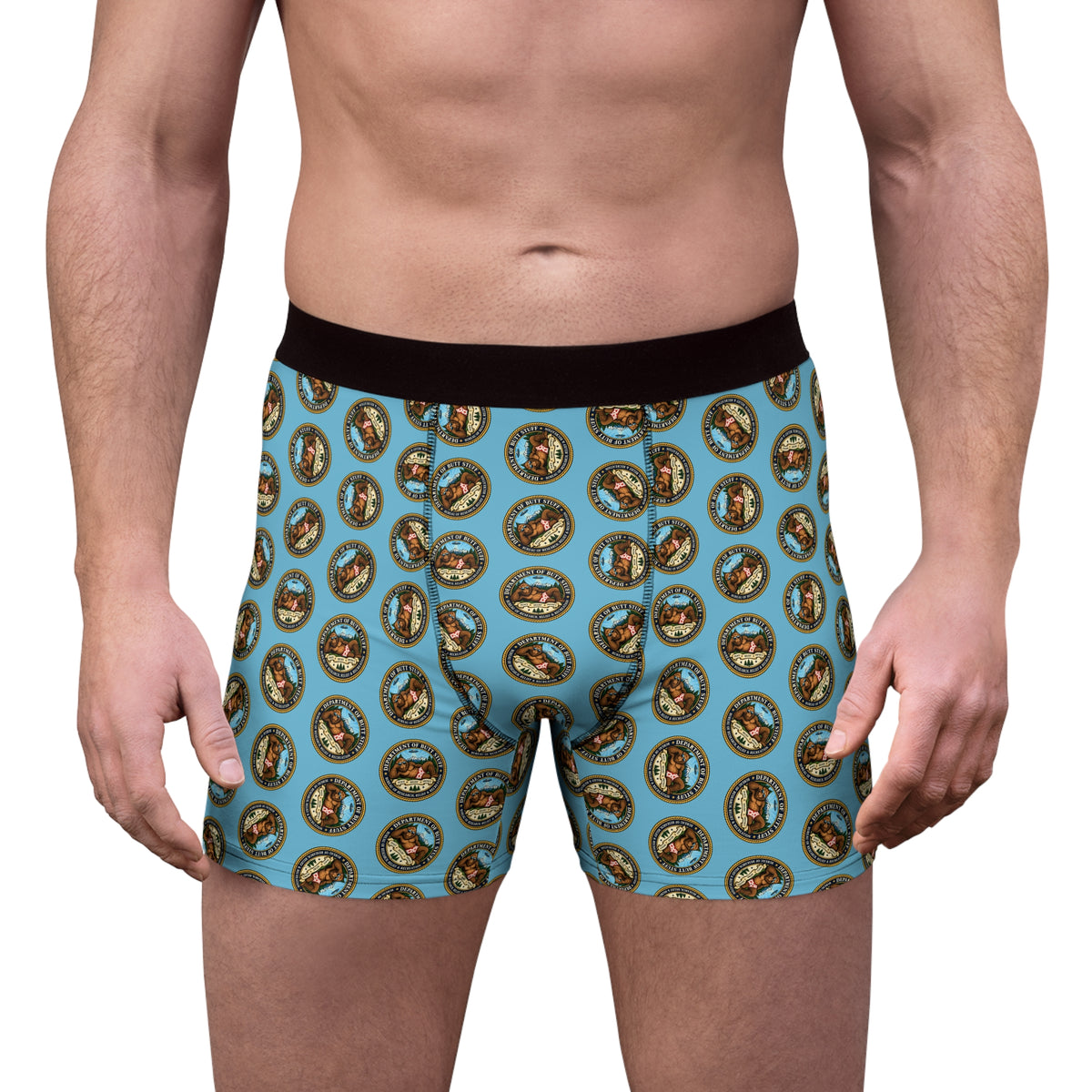Department of Butt Stuff Bigfoot Boxer Briefs | Funny Sasquatch Underwear