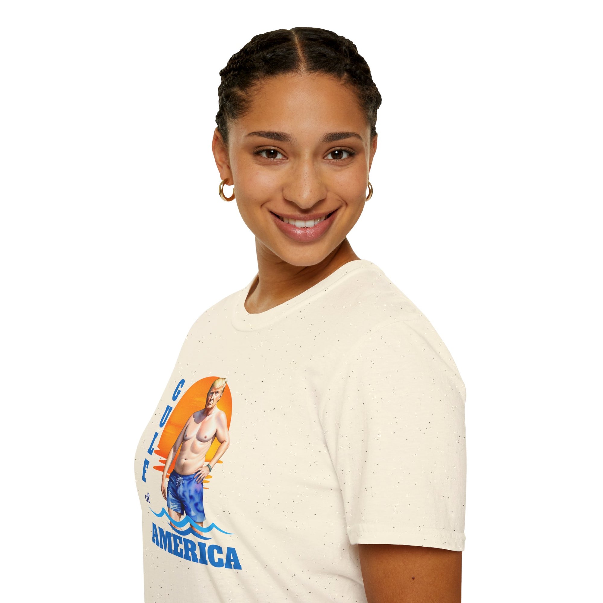 Trump's American Gulf Vintage T-Shirt - Unisex Softstyle Beachwear