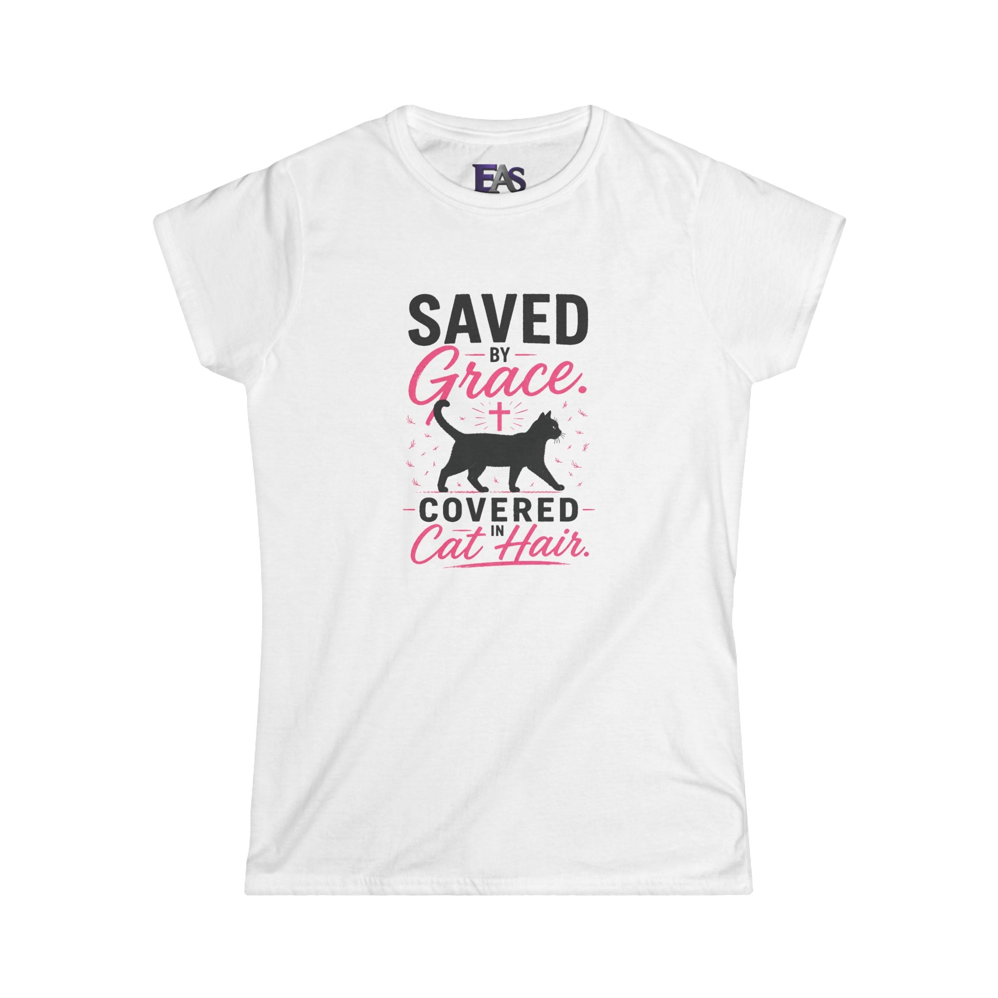 Saved by Grace, Covered in Cat Hair Women's T-Shirt