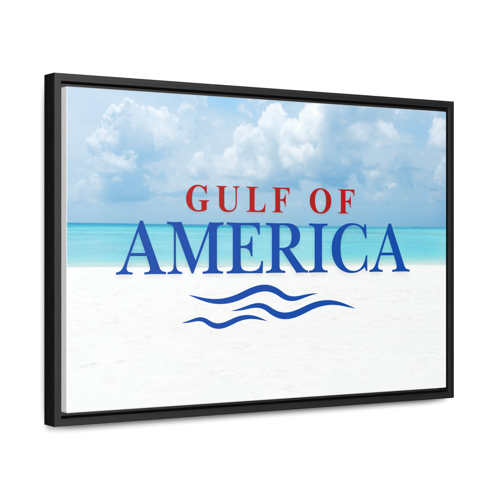 American Gulf Canvas Wrap - Coastal Wall Art for Beach Lovers