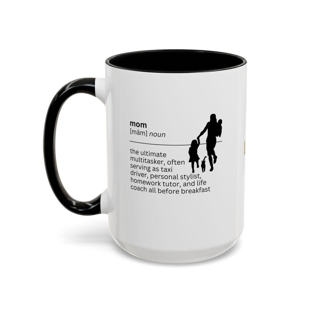 Mom Multitasker Accent Coffee Mug - Perfect Gift for Moms