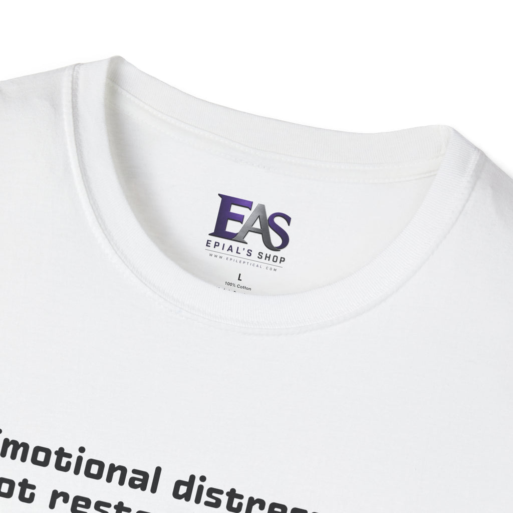 AI Translation: Emotional Distress Will Not Restore Displaced Dairy Products T-Shirt