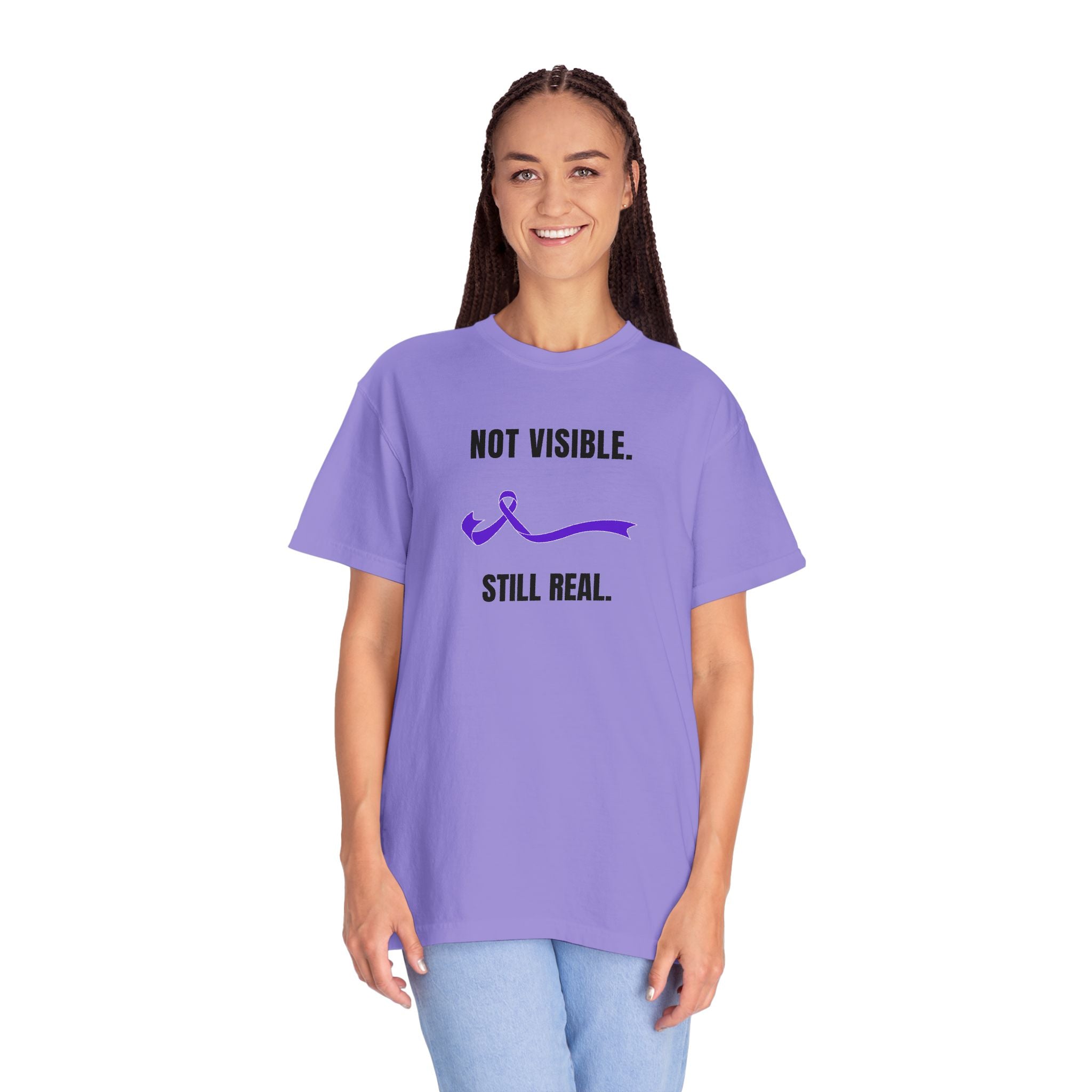 Not Visible. Still Real. T-Shirt – Epilepsy Awareness Apparel