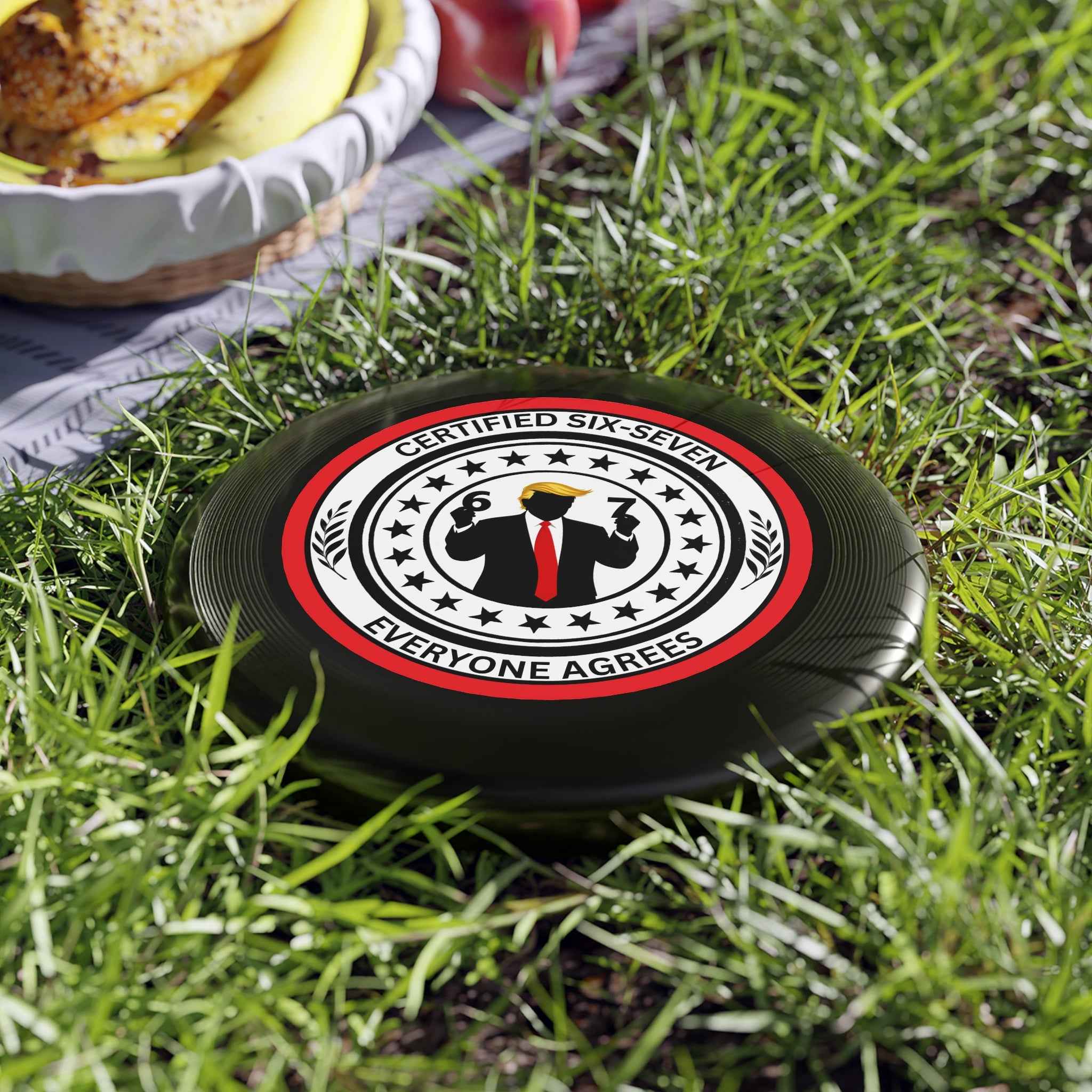 Certified Six-Seven Flying Disc – Political Parody Frisbee