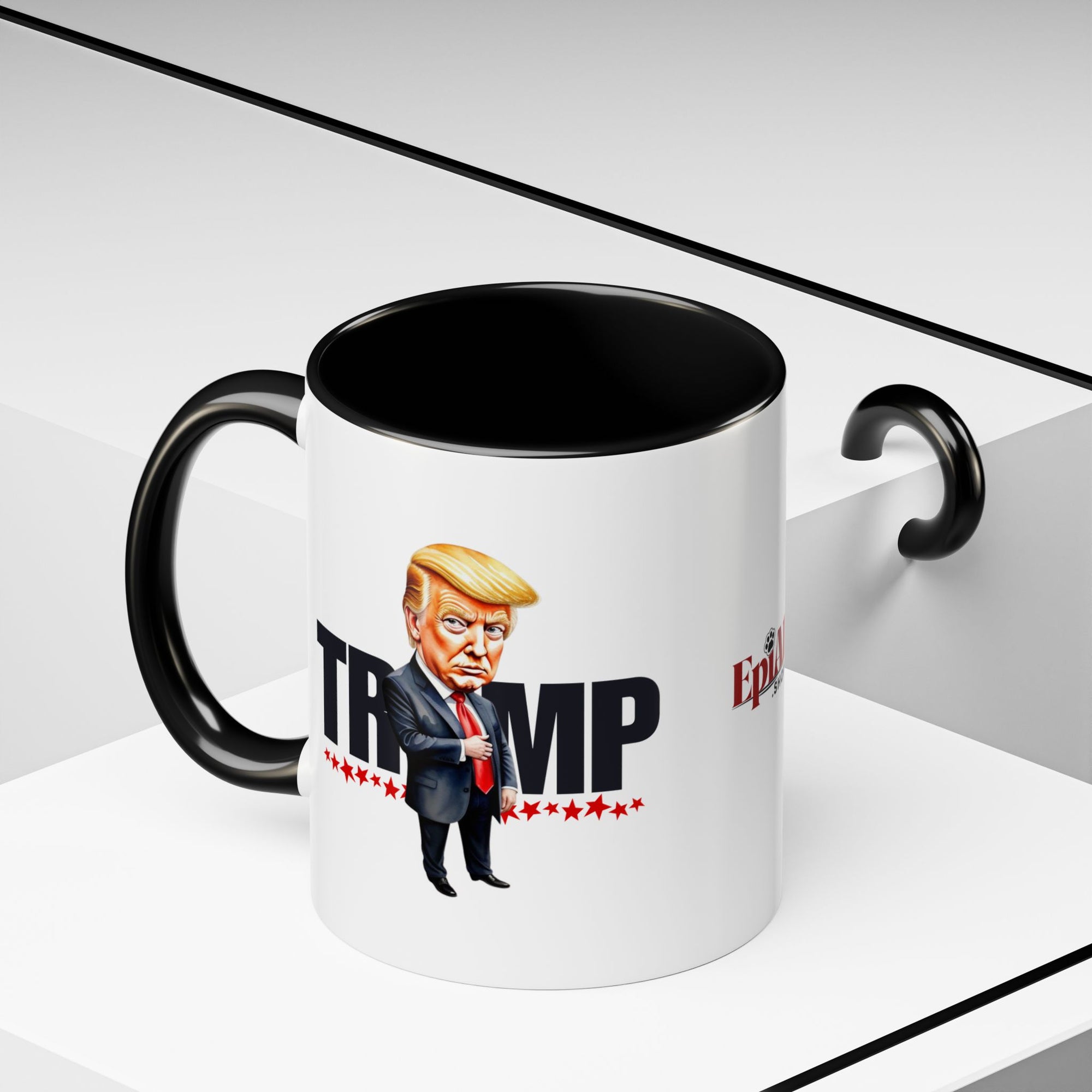Trump Accent Coffee Mug - 11oz & 15oz, Bold Statement Mugs for Political Enthusiasts